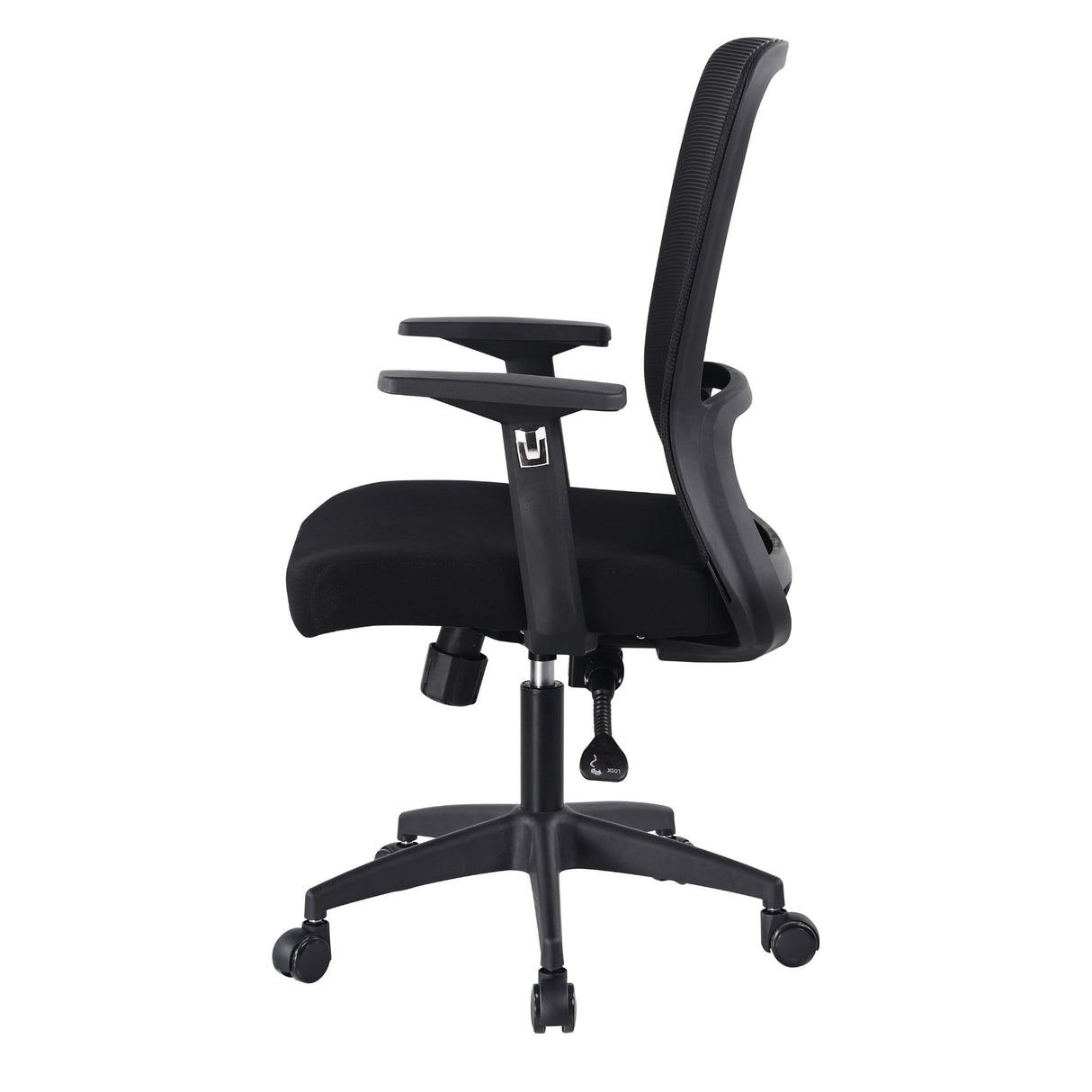 Silla Ejecutiva Nepal Negro 64x107cm Con Espaldar y Soporte Lumbar - SILLAS DE OFICINA | Bylmo