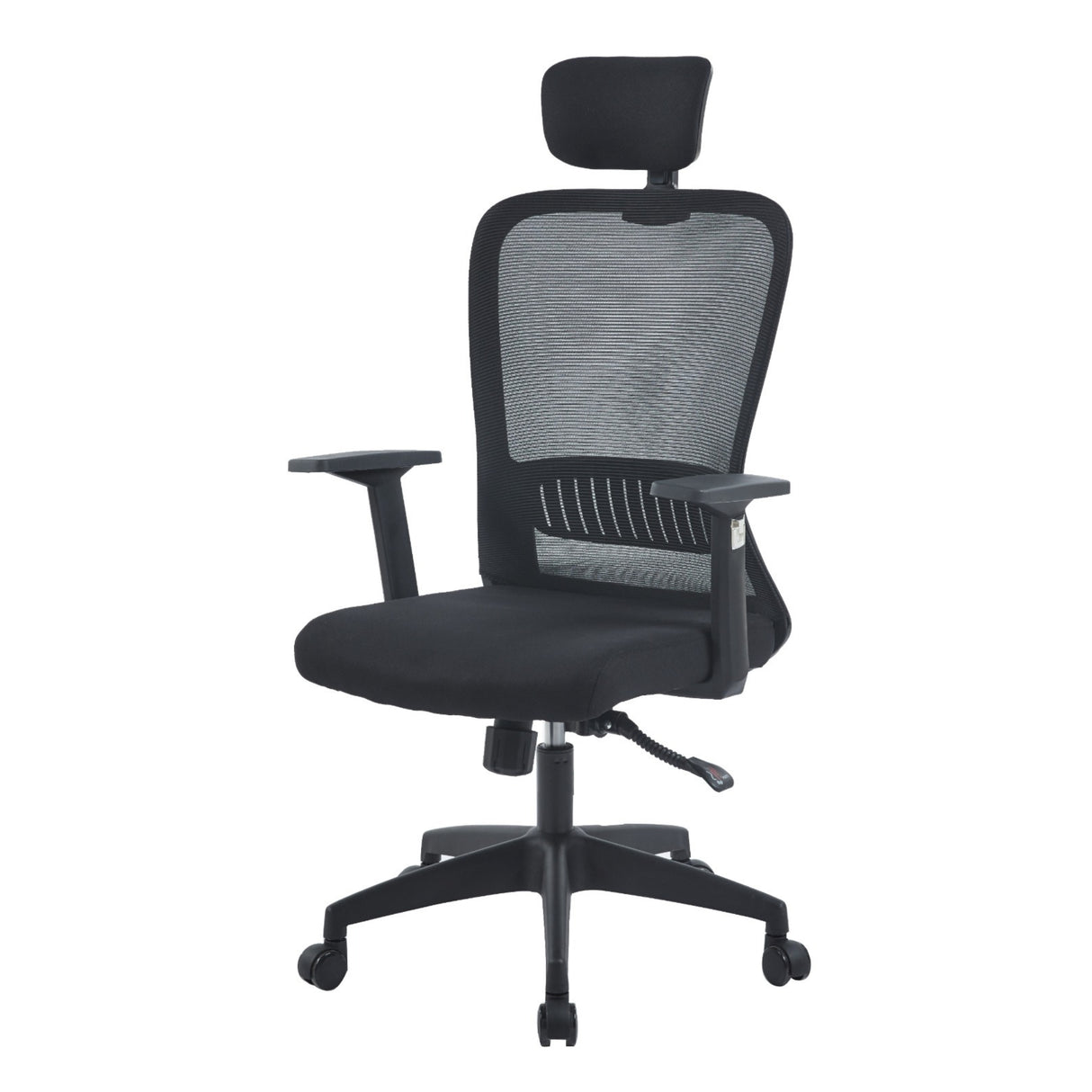 Silla Gerencial Nepal Negro 49x100cm Con Espaldar y Soporte Lumbar - SILLAS DE OFICINA | Bylmo