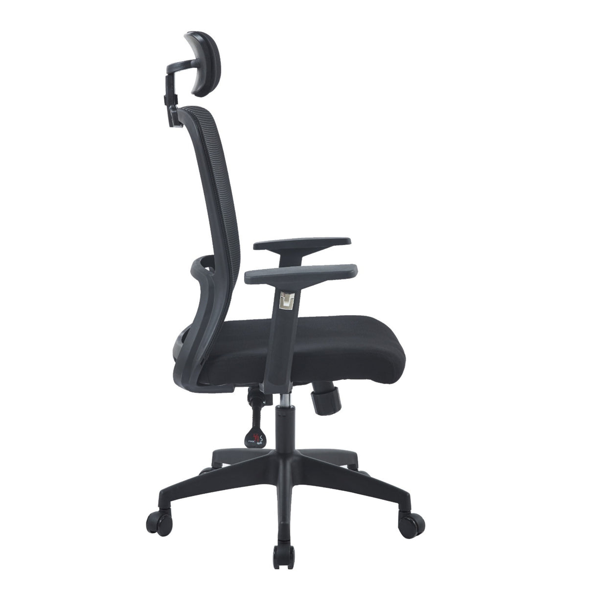 Silla Gerencial Nepal Negro 49x100cm Con Espaldar y Soporte Lumbar - SILLAS DE OFICINA | Bylmo