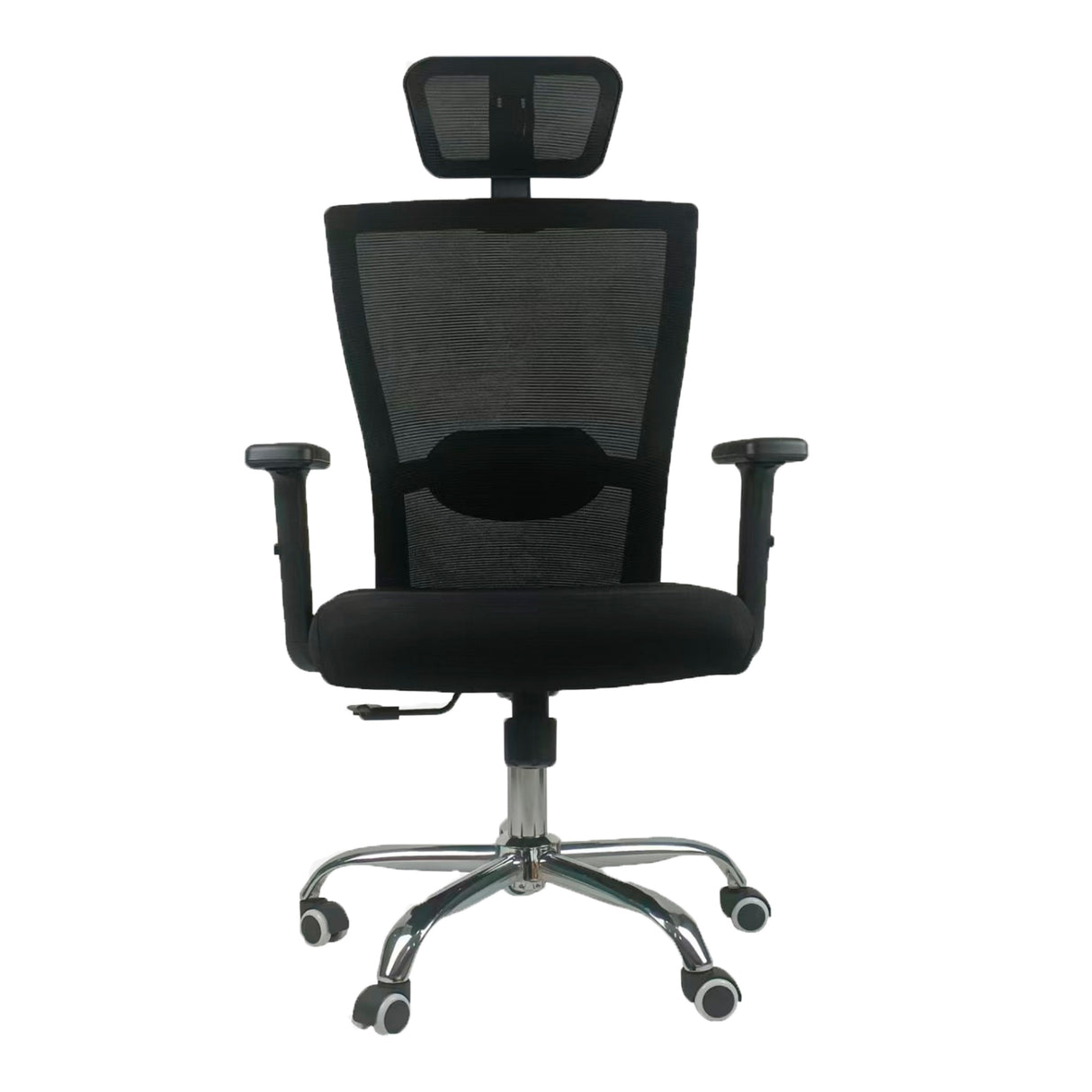 Silla Gerencial Shanghai 2024 Negro 66x111cm Con Espaldar Soporte Lumbar y Apoyacabezas - SILLAS DE OFICINA | Bylmo