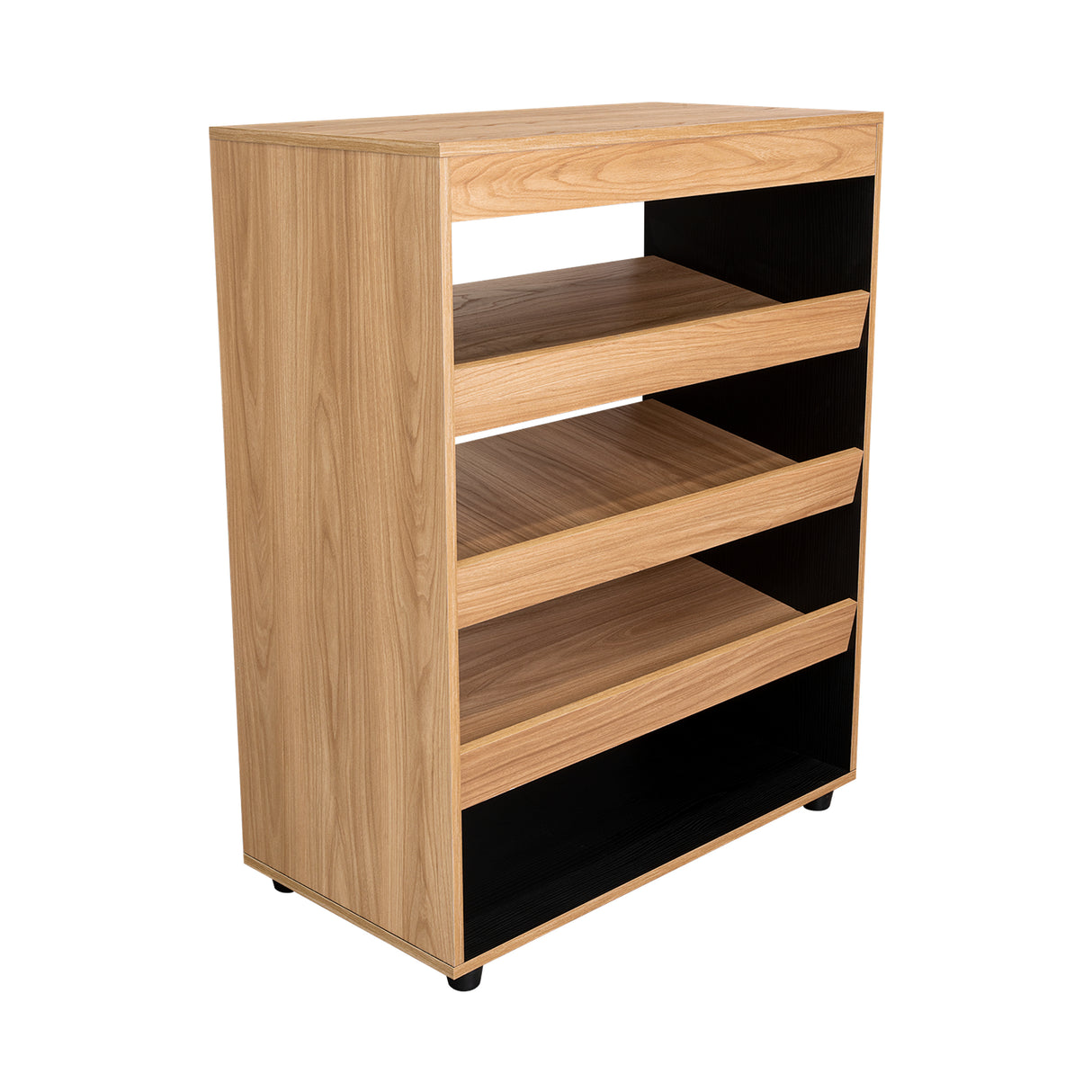 Zapatero Vertical Barilo Fresno Europeo y Wengue 80.1x101cm Para Diez Pares - ZAPATEROS | Bylmo