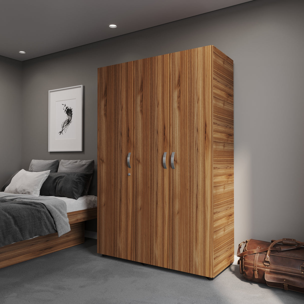 Closet Bilbao Gales 120x180cm Con Cuatro Entrepaños - CLOSETS | Bylmo