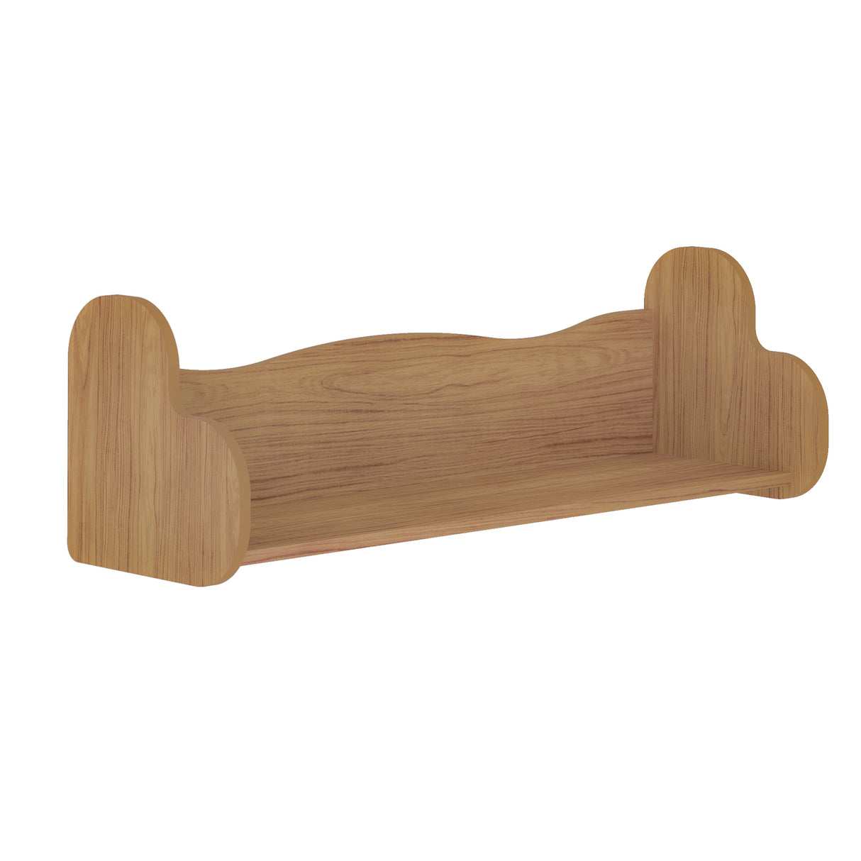 Repisa Rectangular Love Roble 93x30cm Flotante - REPISAS | Bylmo