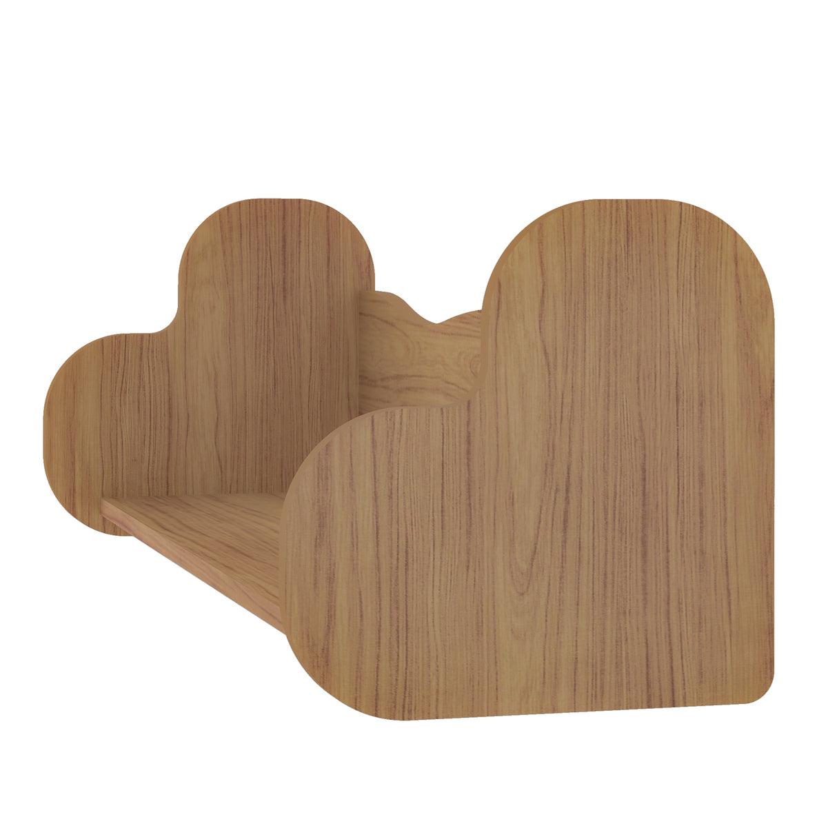 Repisa Rectangular Love Roble 93x30cm Flotante - REPISAS | Bylmo