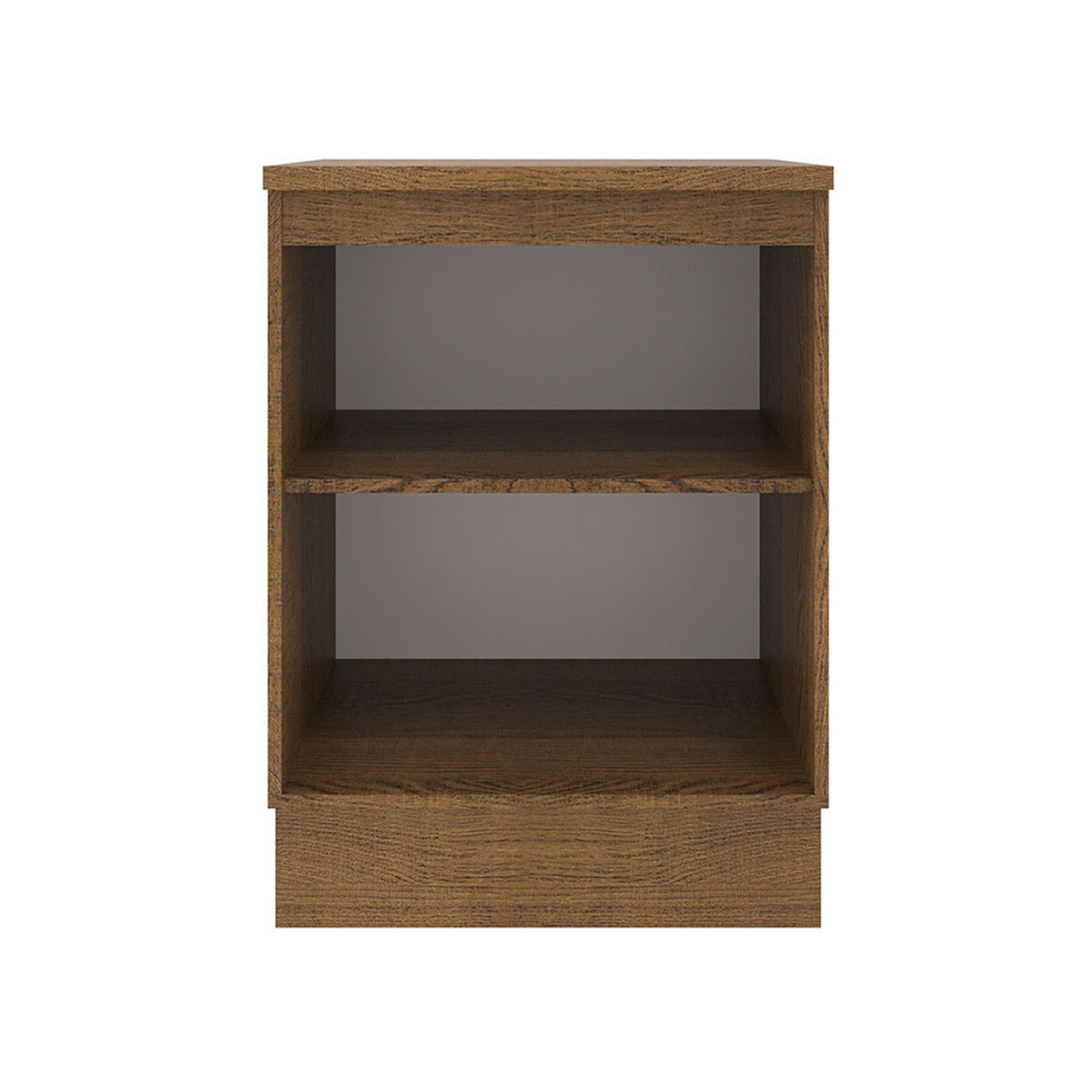 Mueble Inferior de Cocina Agata Marron y Blanco 60x84cm con Mesón de Madera - MUEBLES INFERIORES DE COCINA | Bylmo