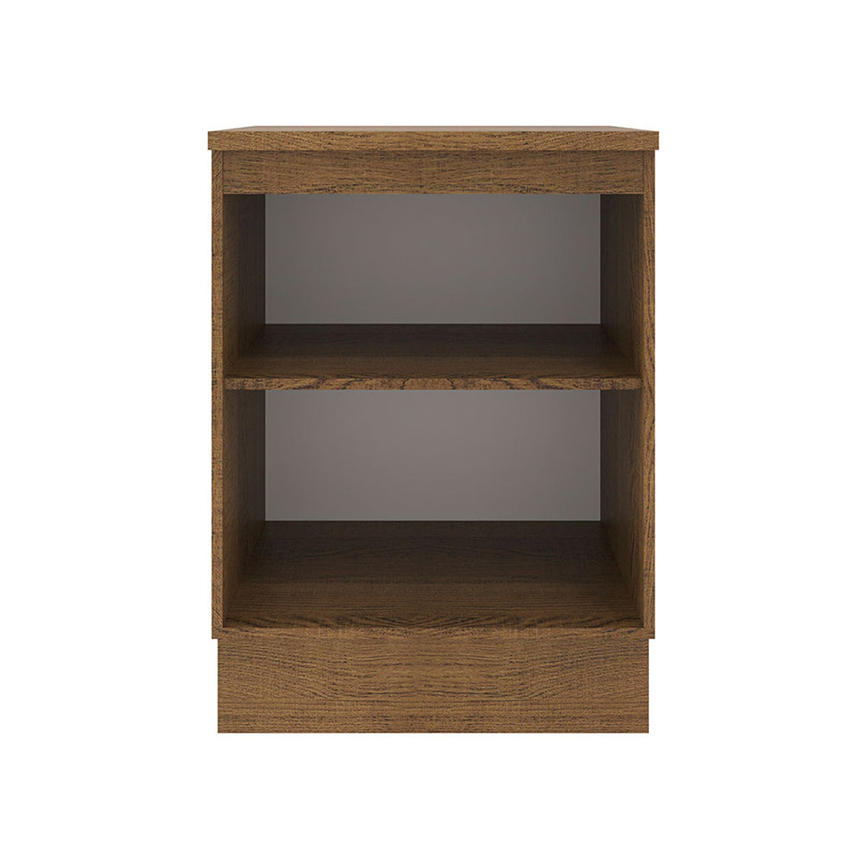 Mueble Inferior de Cocina Agata Marron y Crema 60x84cm con Mesón de Madera y Una Puerta - MUEBLES INFERIORES DE COCINA | Bylmo