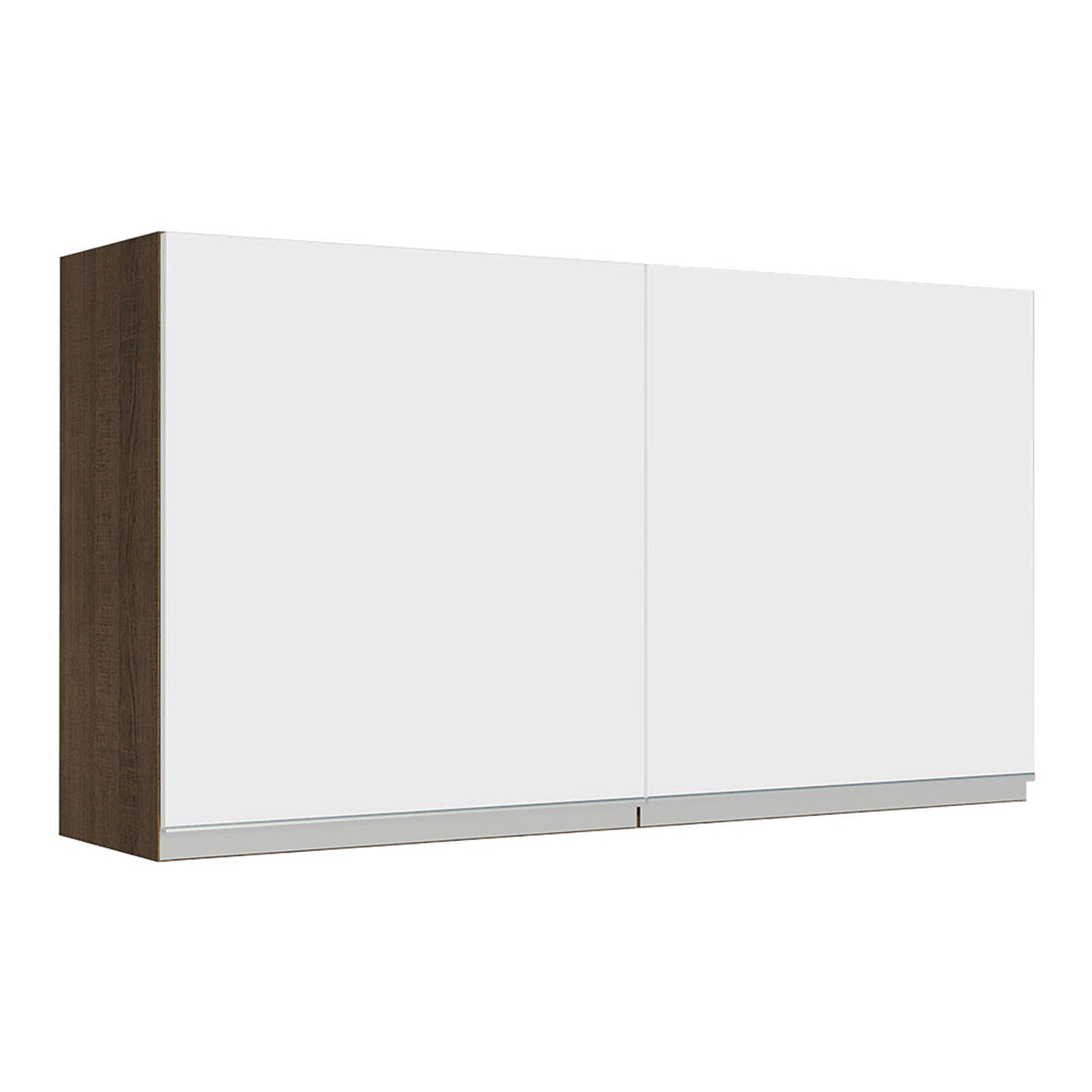 Mueble Superior de Cocina Glamy Marron y Blanco 120x66cm con Dos Entrepaños - MUEBLES SUPERIORES DE COCINA | Bylmo