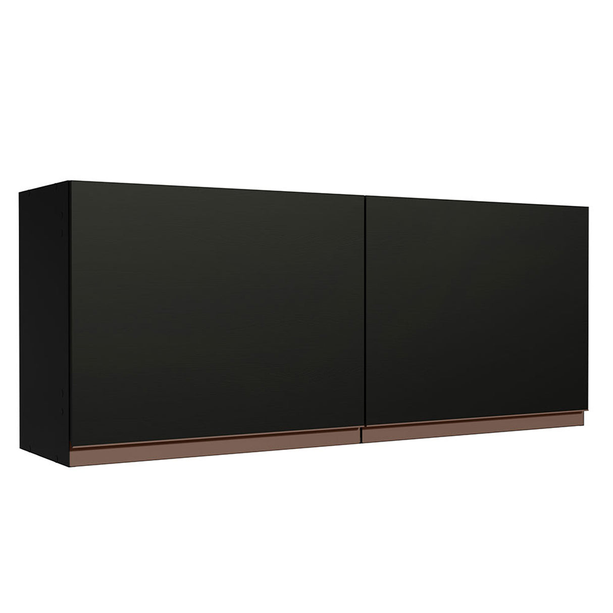 Mueble Superior de Cocina Reims Negro 120x50cm con Dos Entrepaños - MUEBLES SUPERIORES DE COCINA | Bylmo