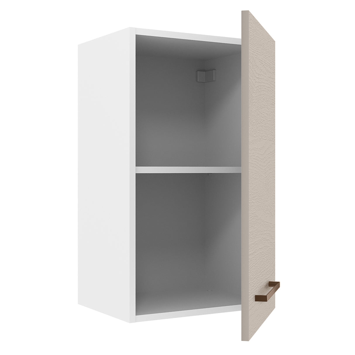 Mueble Superior de Cocina Agata Blanco y Crema 40x66cm con Un Entrepaño - MUEBLES SUPERIORES DE COCINA | Bylmo