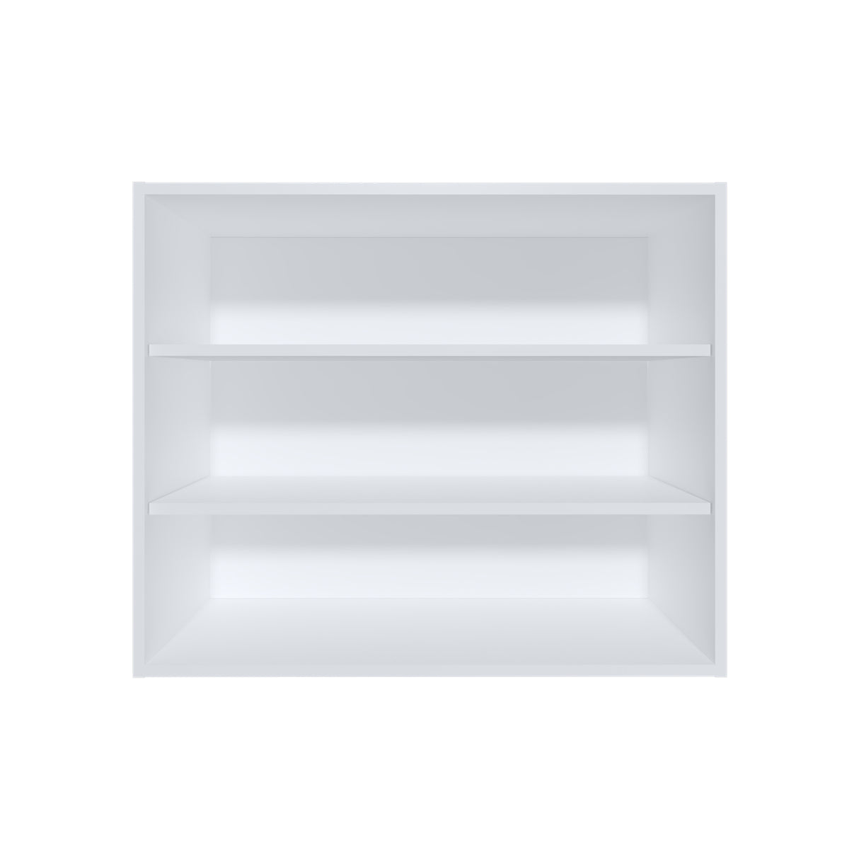 Mueble Superior de Cocina Blanco 91x76.2cm sin Puertas y con Dos Entrepaños - MUEBLES SUPERIORES DE COCINA | Bylmo