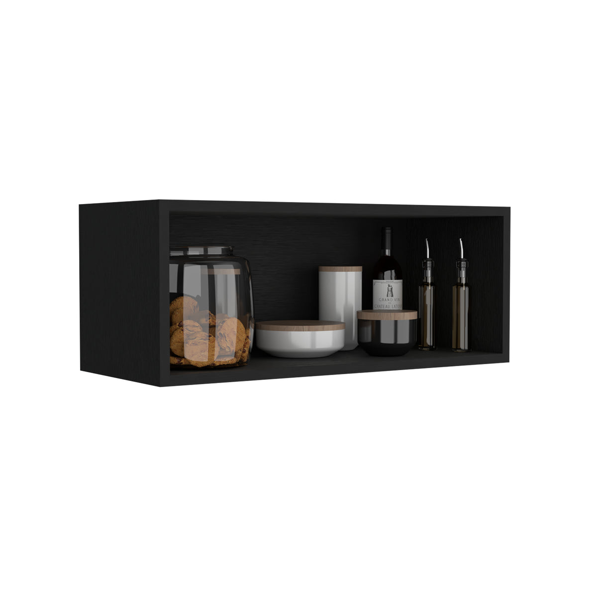 Mueble Superior de Cocina Wengue 76.2x30.4cm sin Puertas y sin Entrepaños - MUEBLES SUPERIORES DE COCINA | Bylmo