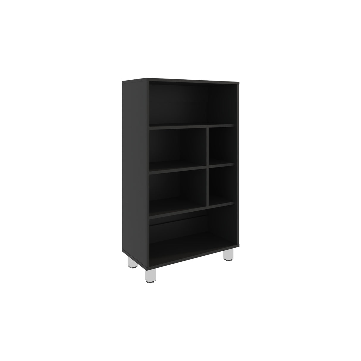 Biblioteca Bellagio Wengue 60x101cm Rectangular Con Seis Compartimientos - BIBLIOTECAS Y ESTANTERIAS | Bylmo