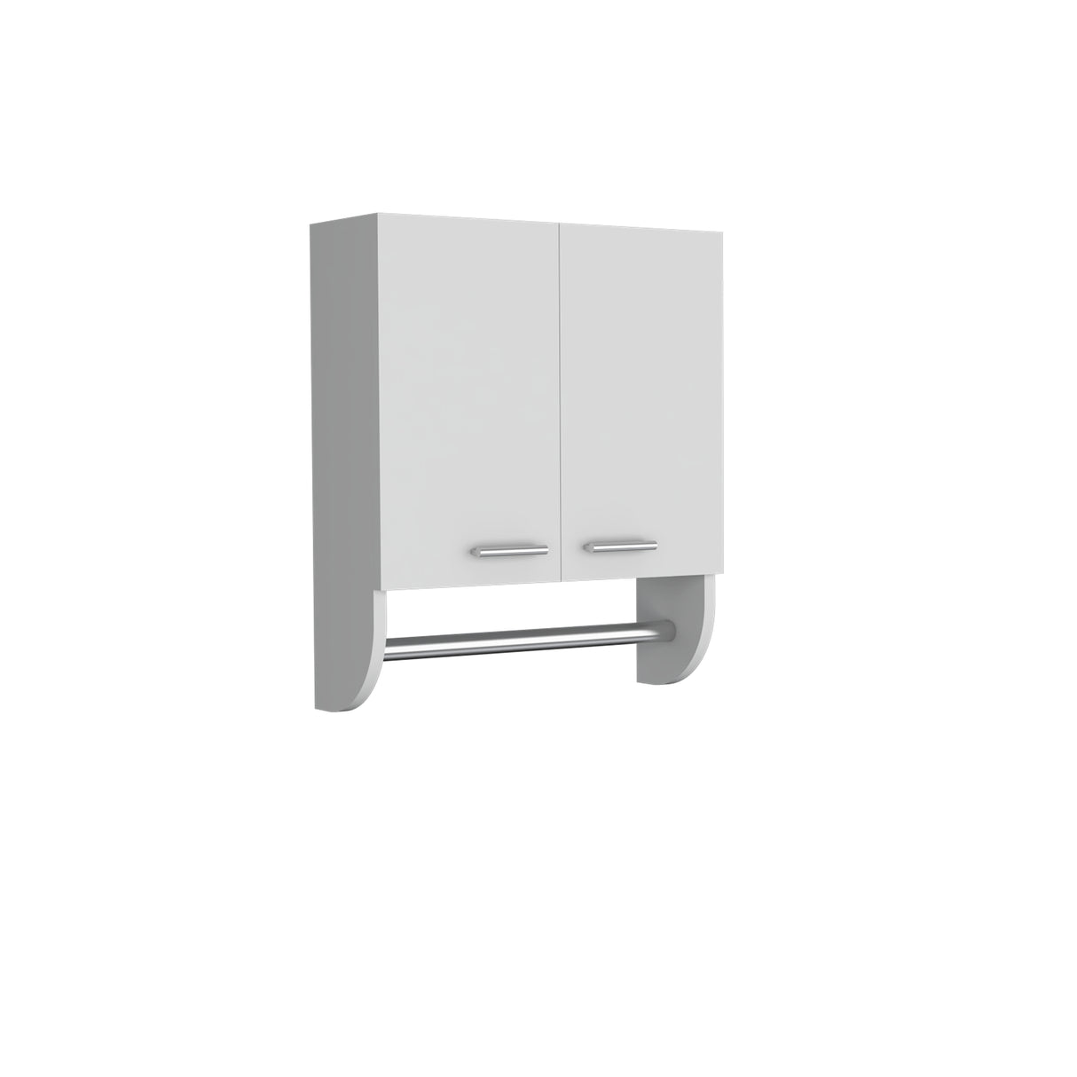 Gabinete de Baño Blanco 45x50cm Rectangular con Espejo y Un Entrepaño - GABINETES DE BANHO | Bylmo