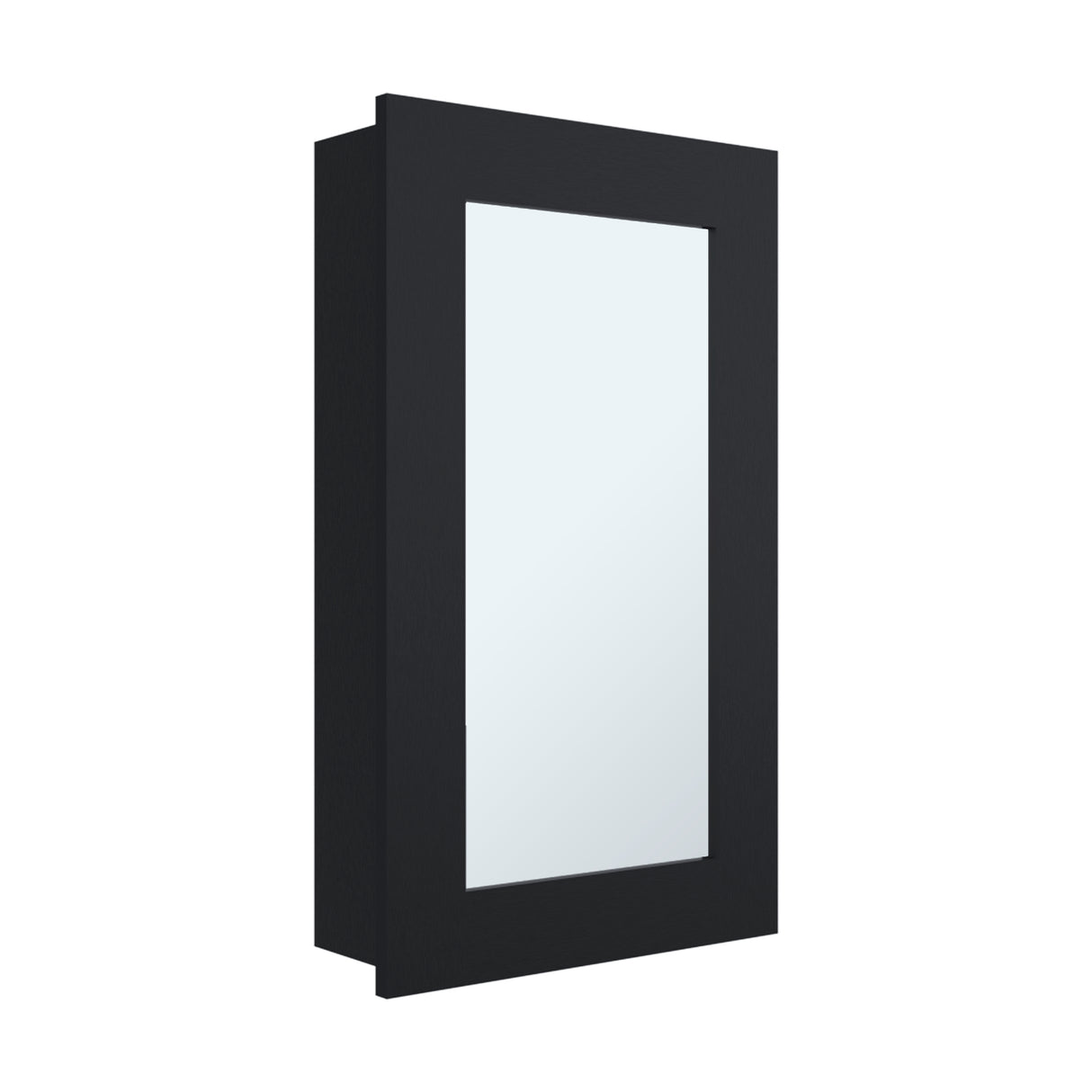 Gabinete de Baño Juno Wengue 39x65.3cm Rectangular con Espejo y Dos Entrepaños - GABINETES DE BANHO | Bylmo