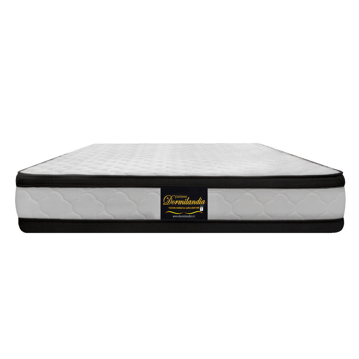 Colchón Atenas Blanco Doble 140 X 190 Cm Firmeza Medio Doble Faz - COLCHONES | Bylmo