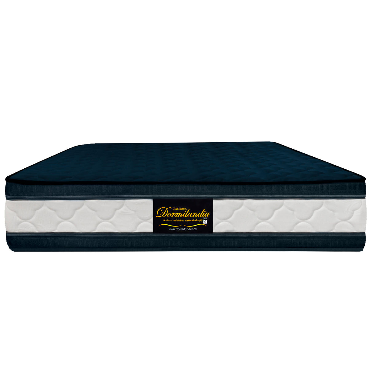 Colchón Marshall Azul King 200 X 200 Cm Firmeza Medio Doble Faz - COLCHONES | Bylmo