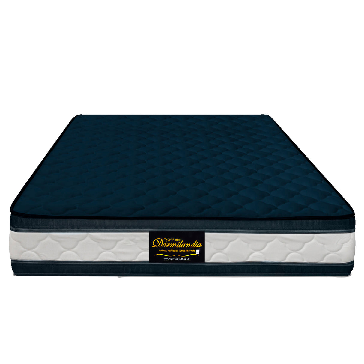 Colchón Marshall Azul King 200 X 200 Cm Firmeza Medio Doble Faz - COLCHONES | Bylmo