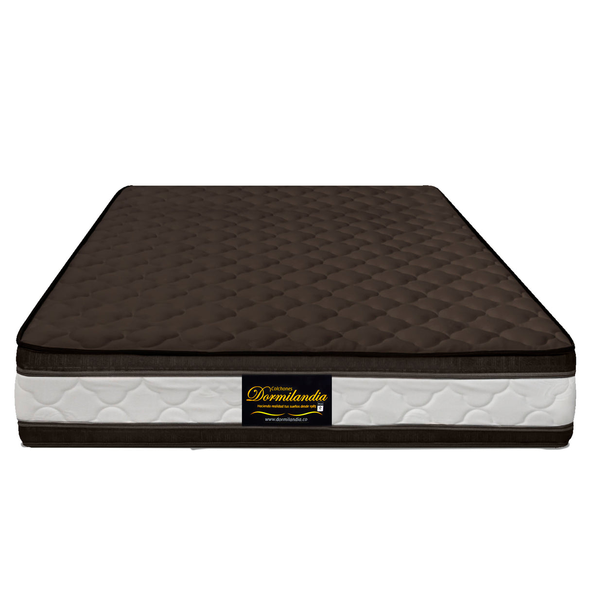 Colchón Marshall Cafe Doble 140 X 190 Cm Firmeza Medio Doble Faz - COLCHONES | Bylmo