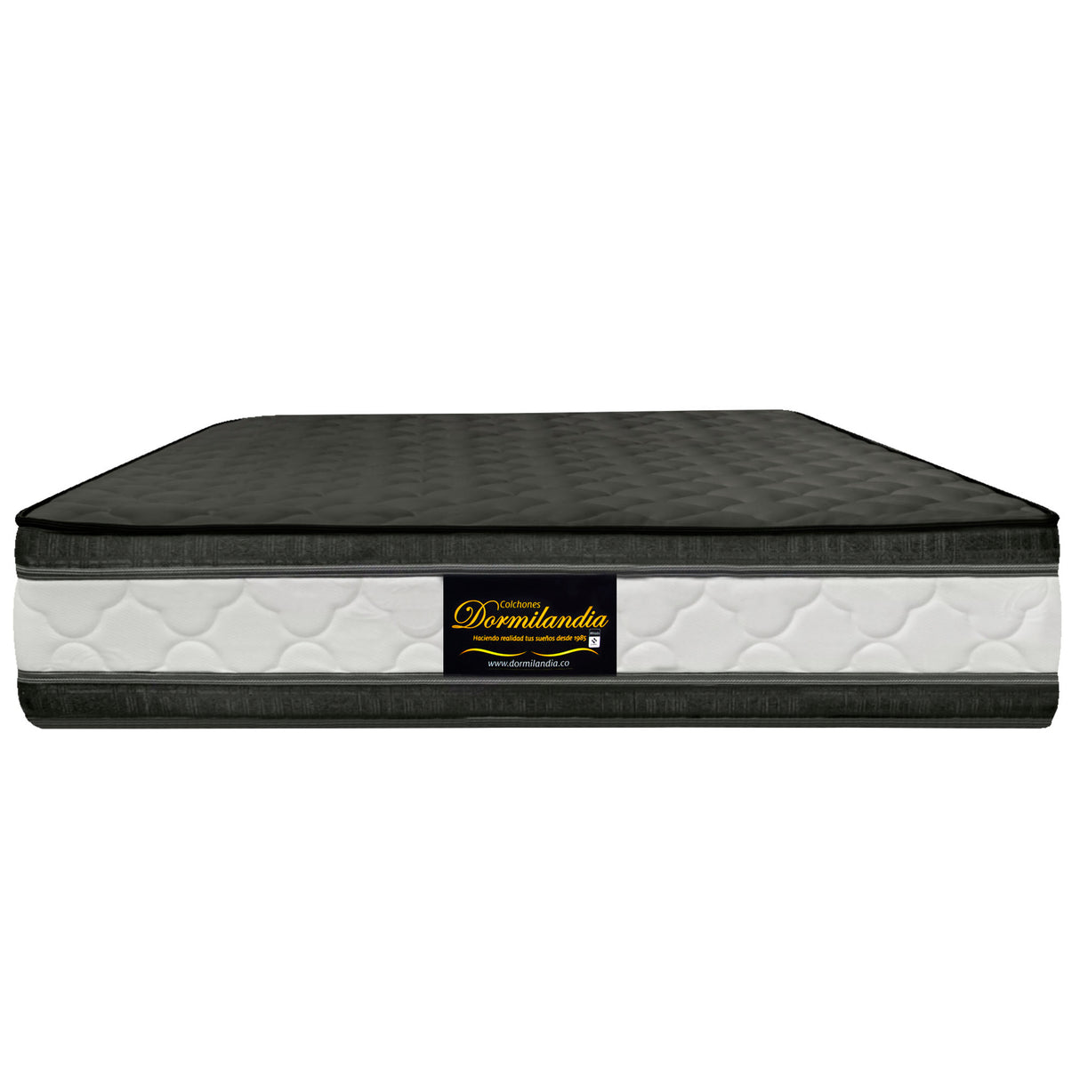 Colchón Marshall Gris Doble 140 X 190 Cm Firmeza Medio Doble Faz - COLCHONES | Bylmo