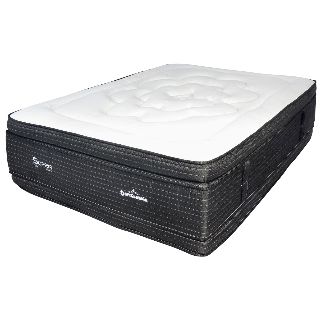 Colchón Supra Negro Semidoble 120 X 190 Cm Firmeza Medio Doble Faz - COLCHONES | Bylmo