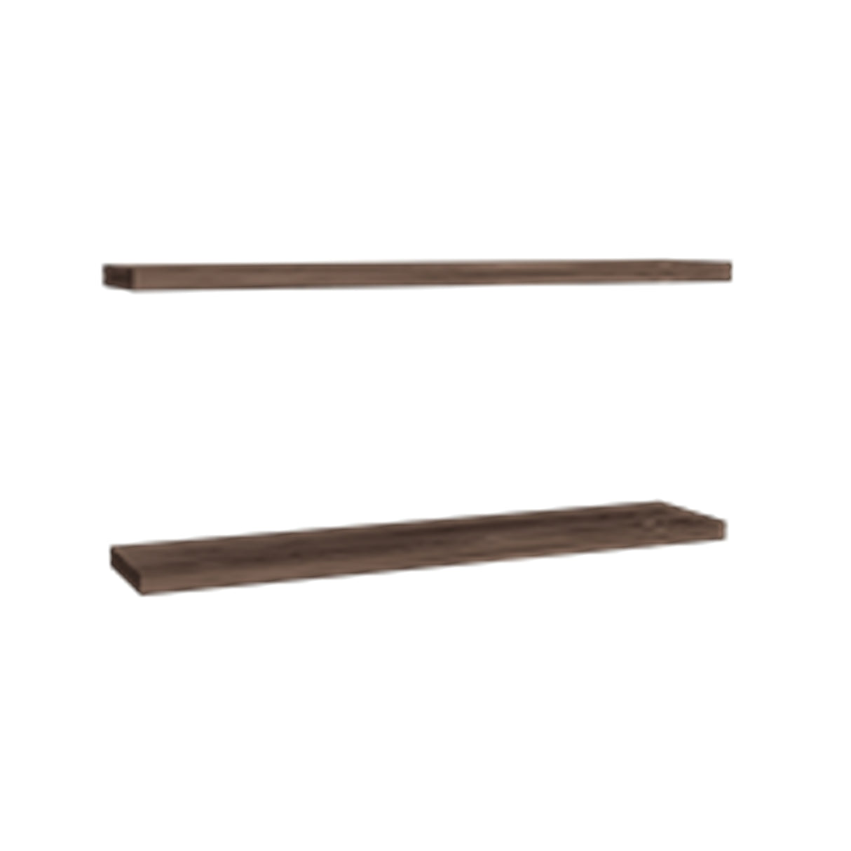 Set de 2 Repisas Coñac 120x3.8cm Rectangular Minimalista - REPISAS | Bylmo