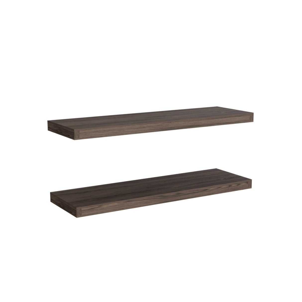 Set de 2 Repisas Coñac 80x3.8cm Rectangular Minimalista - REPISAS | Bylmo