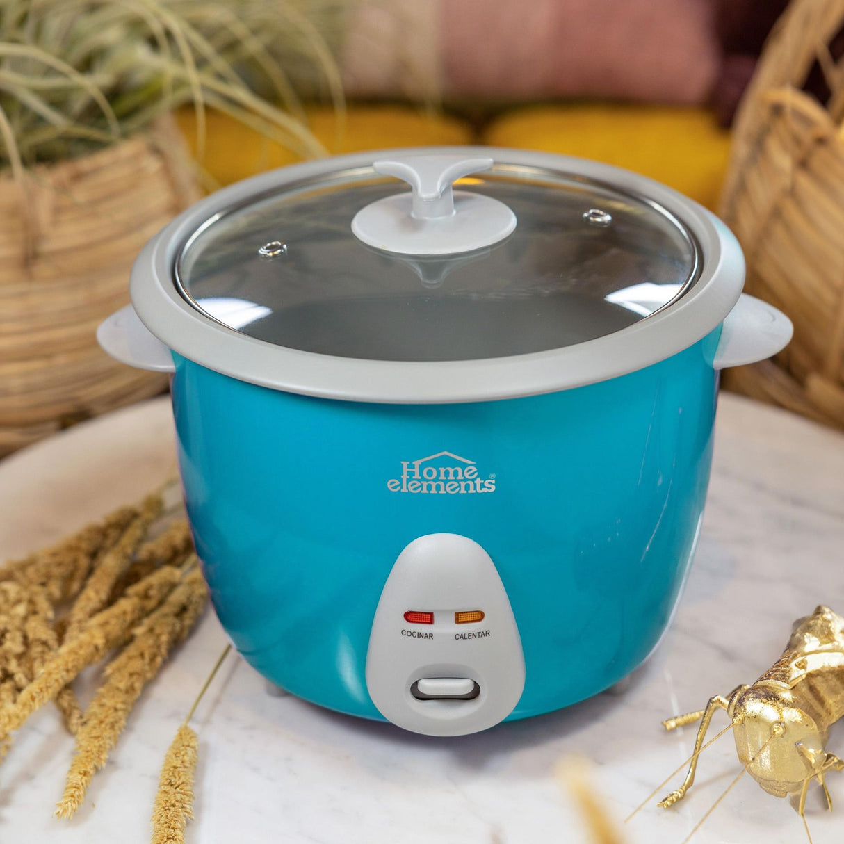 Olla Arrocera Azul 27.5x30cm De 1.8 Litros - OLLAS ARROCERAS | Bylmo