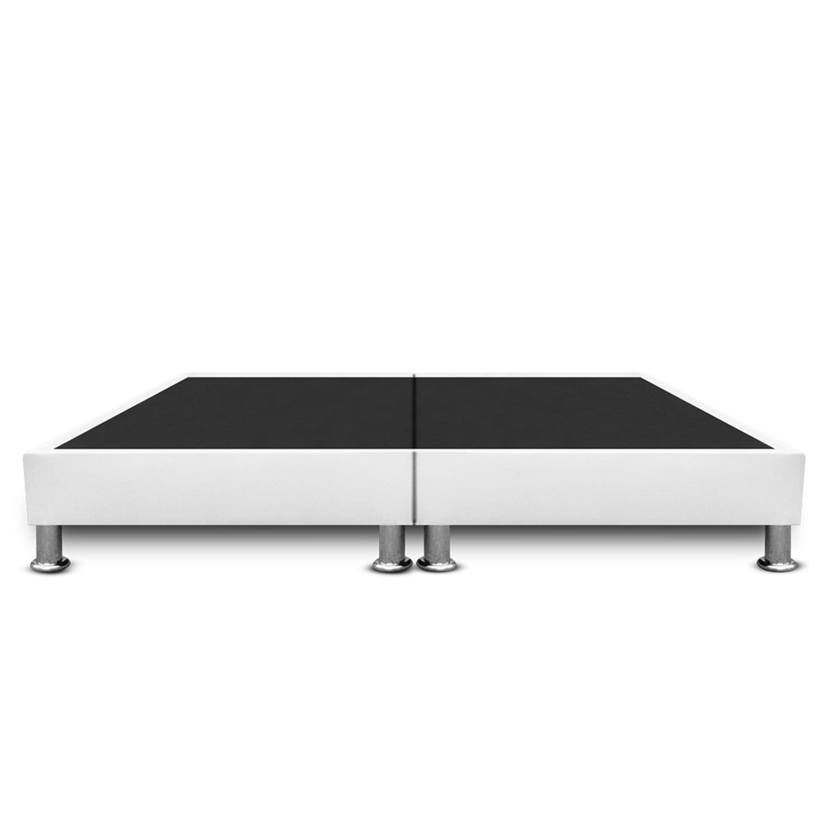 Base Cama Dividida Blanco 120x30Cm Para Cochón Semidoble 120 X 190 Cm Con Pestaña - CAMAS | Bylmo