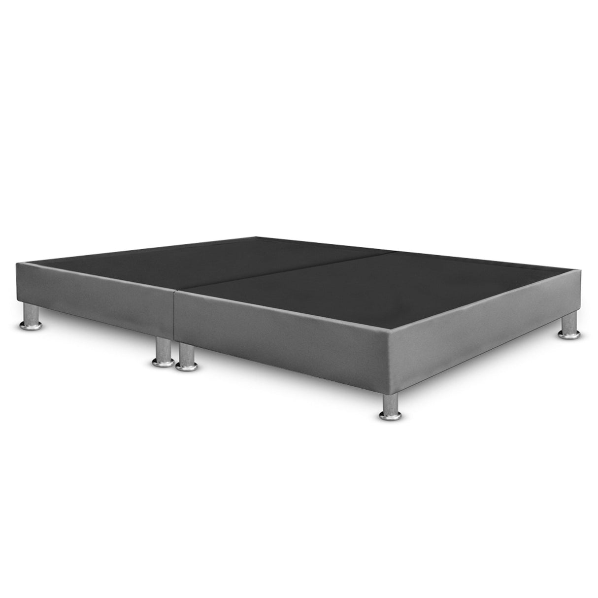 Base Cama Dividida Gris 160x30Cm Para Cochón Queen 160 X 190 Cm Con Pestaña - CAMAS | Bylmo