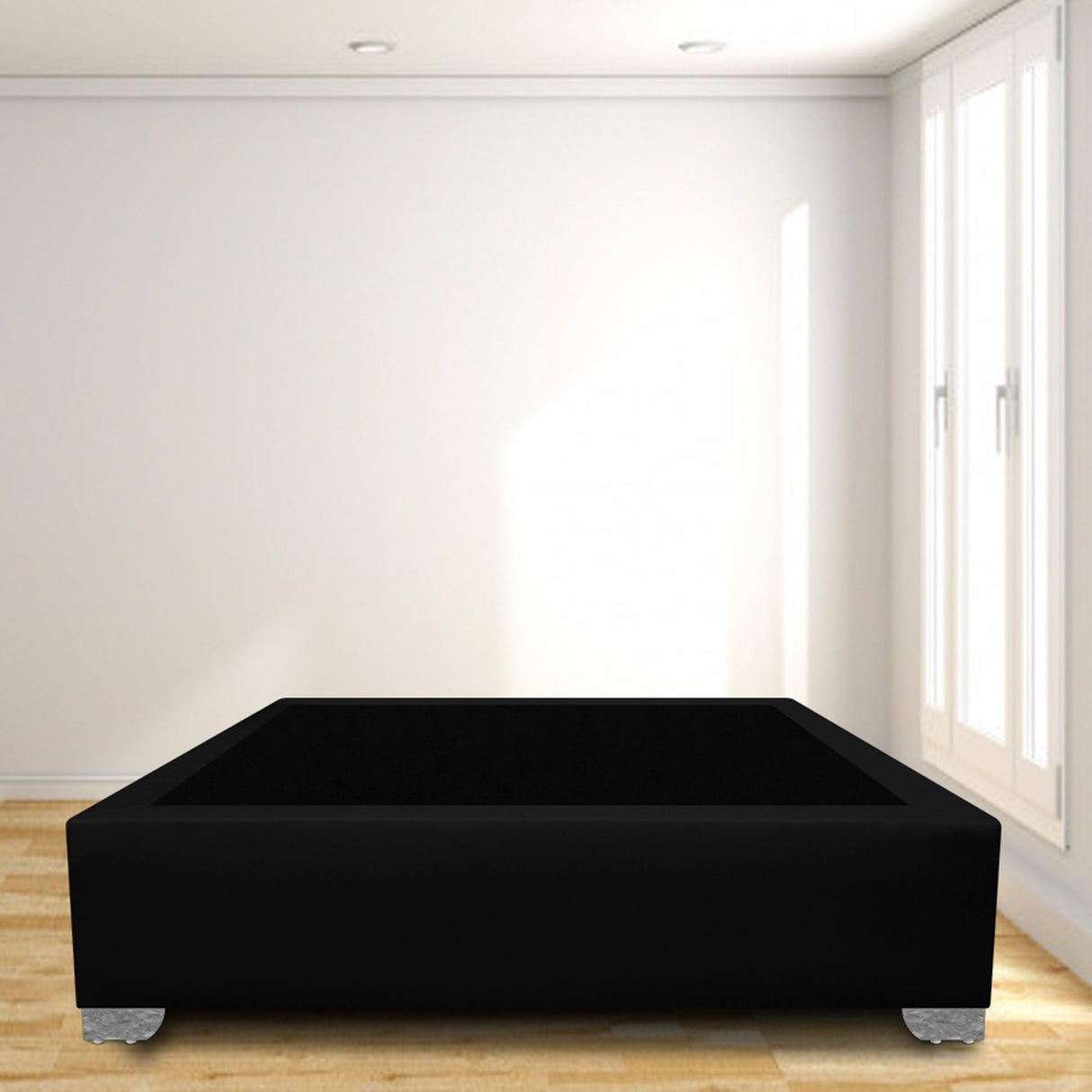 Base Cama Premium Negro 100x40Cm Para Cochón Premium Sencillo 100 X 190 Cm - CAMAS | Bylmo