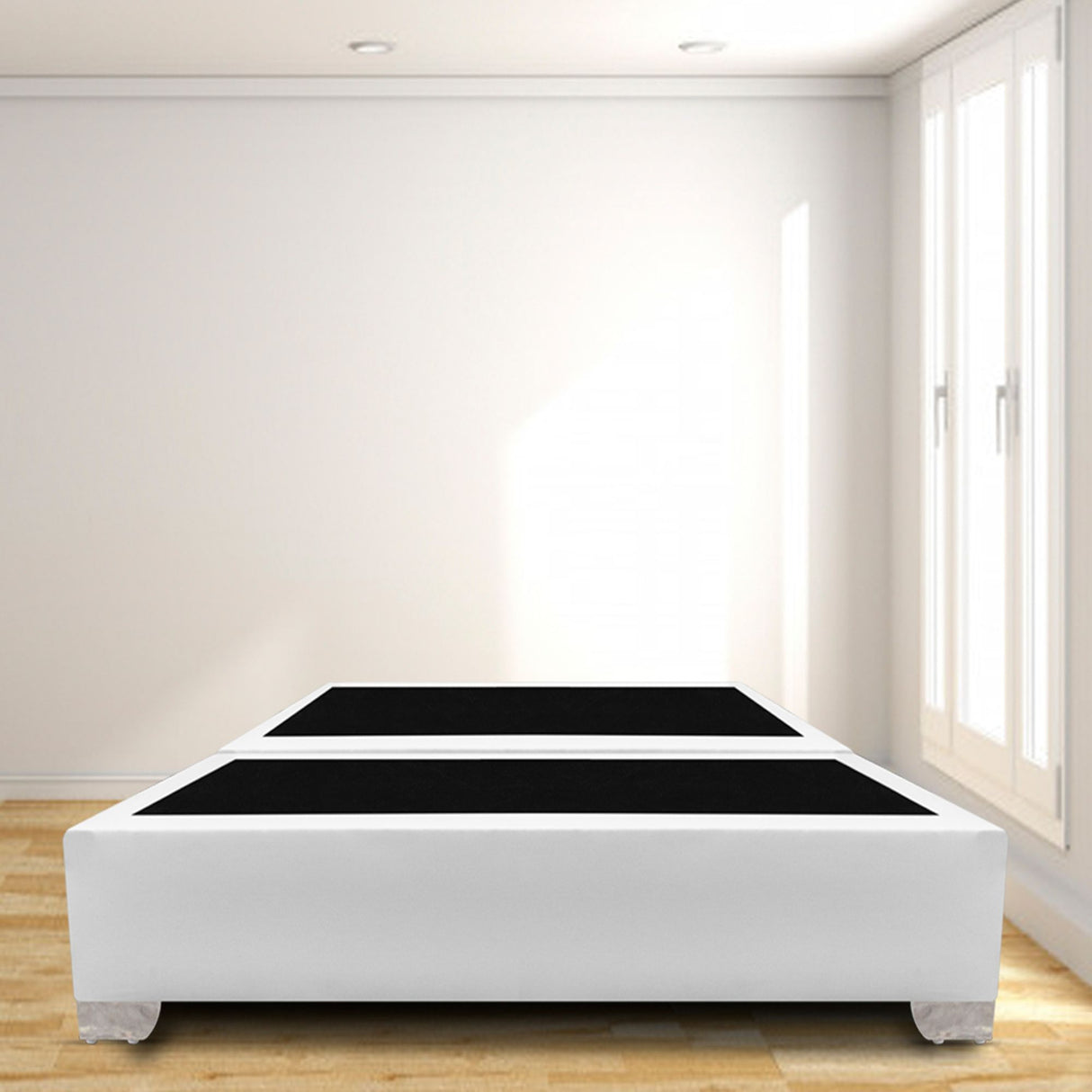 Base Cama Dividida Premium Blanco 160x40Cm Para Cochón Queen 160 X 190 Cm - CAMAS | Bylmo