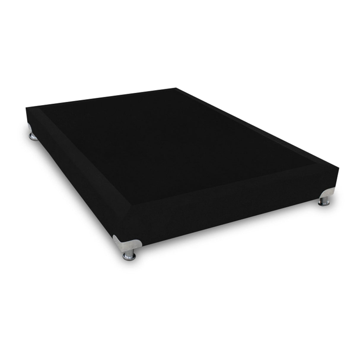 Base Cama Boston Negro 90x30Cm Para Cochón Sencillo 90 X 190 Cm - CAMAS | Bylmo