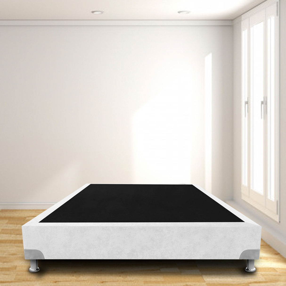 Base Cama Boston Blanco 140x30Cm Para Cochón Doble 140 X 190 Cm - CAMAS | Bylmo