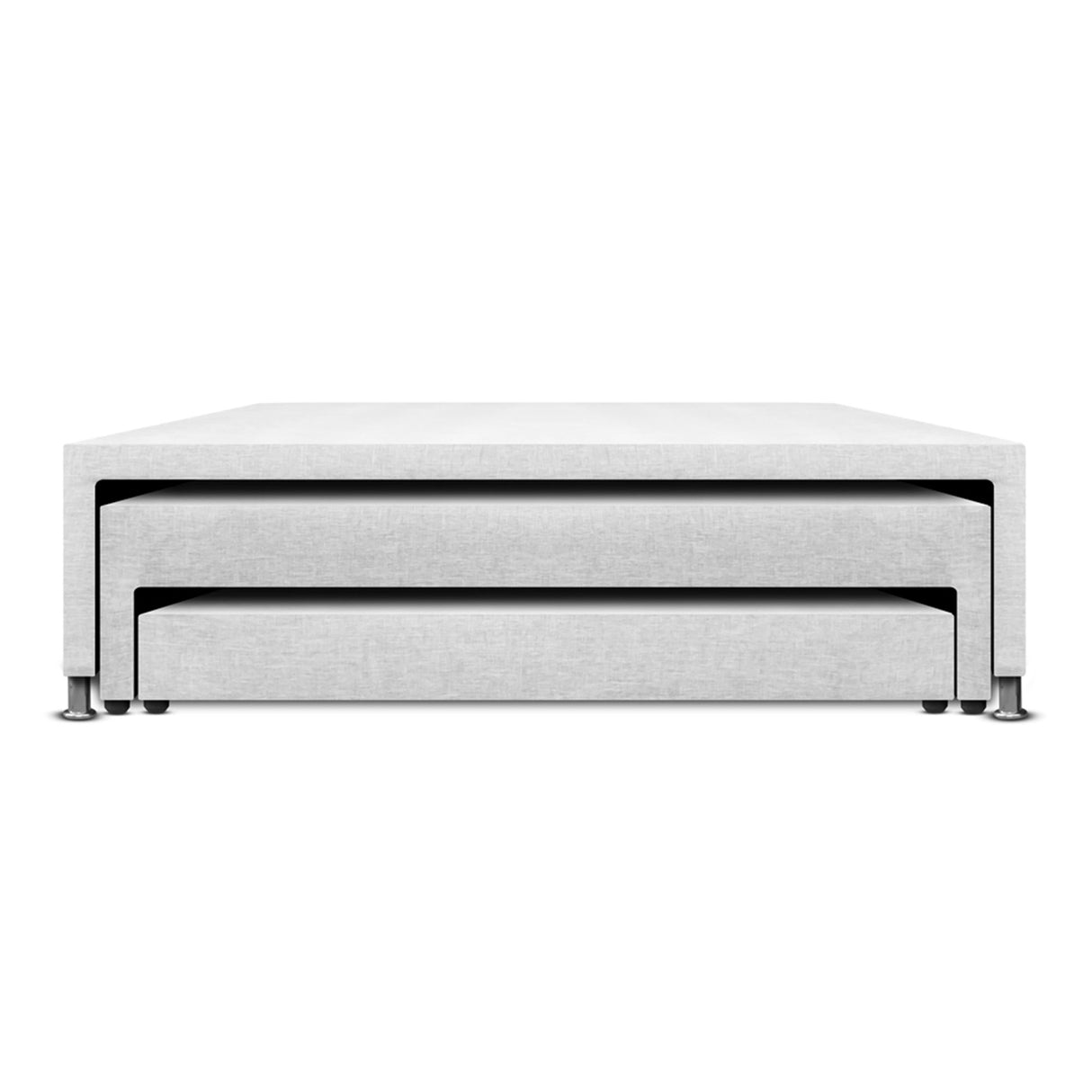 Cama Nido Blanco 140x60Cm Para Cochón Doble 140 X 190 Cm De Tres Niveles - CAMAS | Bylmo