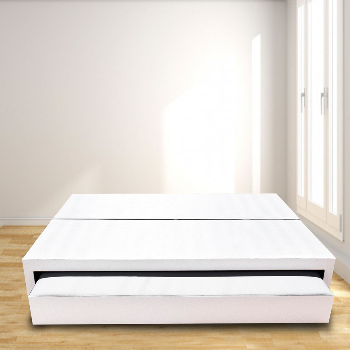 Cama Nido Dividida Blanco 140x40Cm Para Cochón Doble 140 X 190 Cm - CAMAS | Bylmo