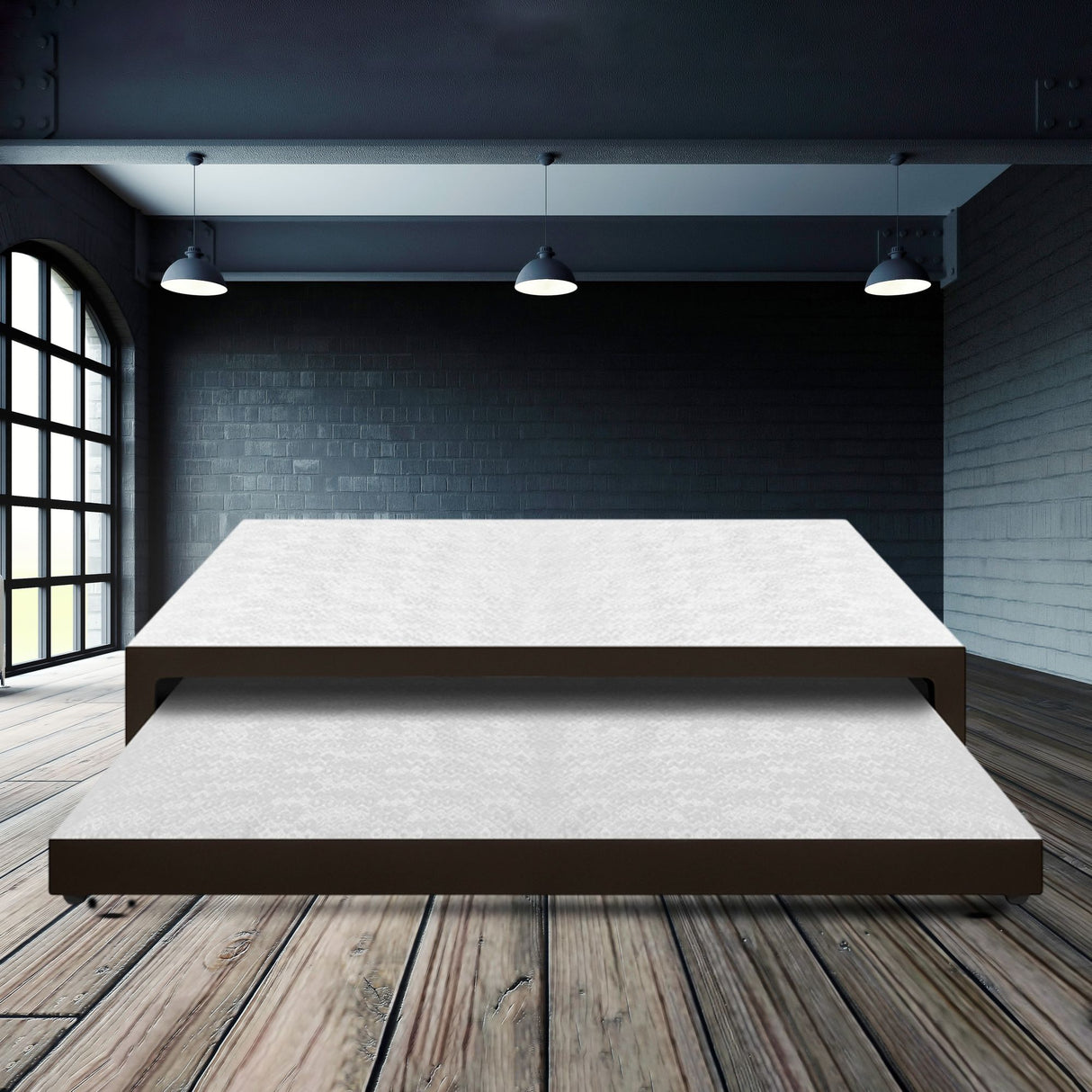 Cama Nido Duplex Cafe 120x40Cm Para Cochón Semidoble 120 X 190 Cm - CAMAS | Bylmo