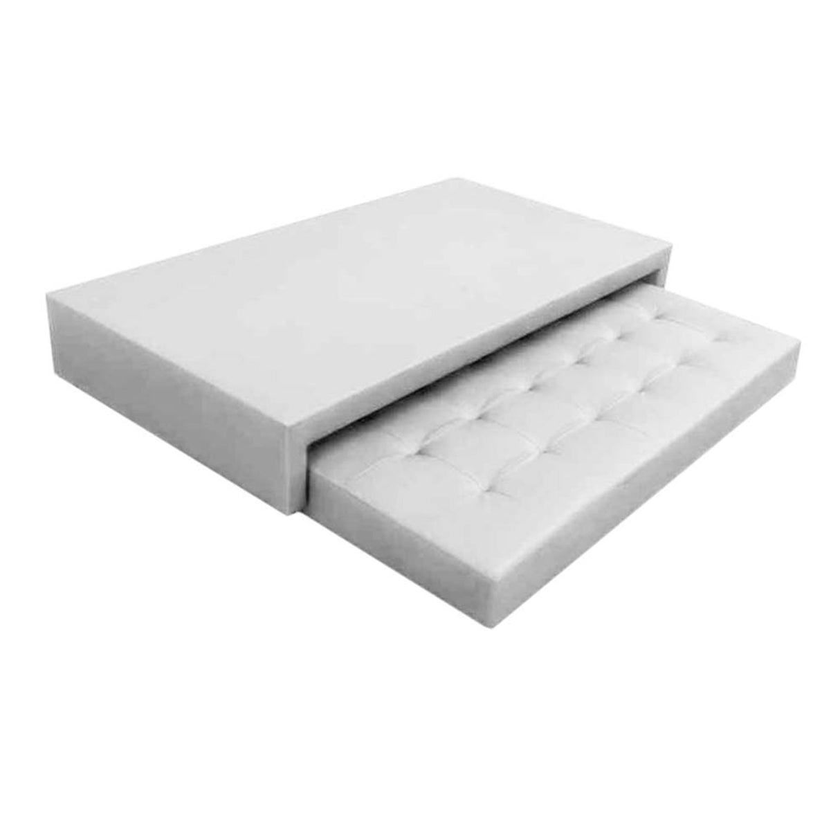 Cama Nido Jafar Blanco 90x40Cm Para Cochón Sencillo 90 X 190 Cm - CAMAS | Bylmo