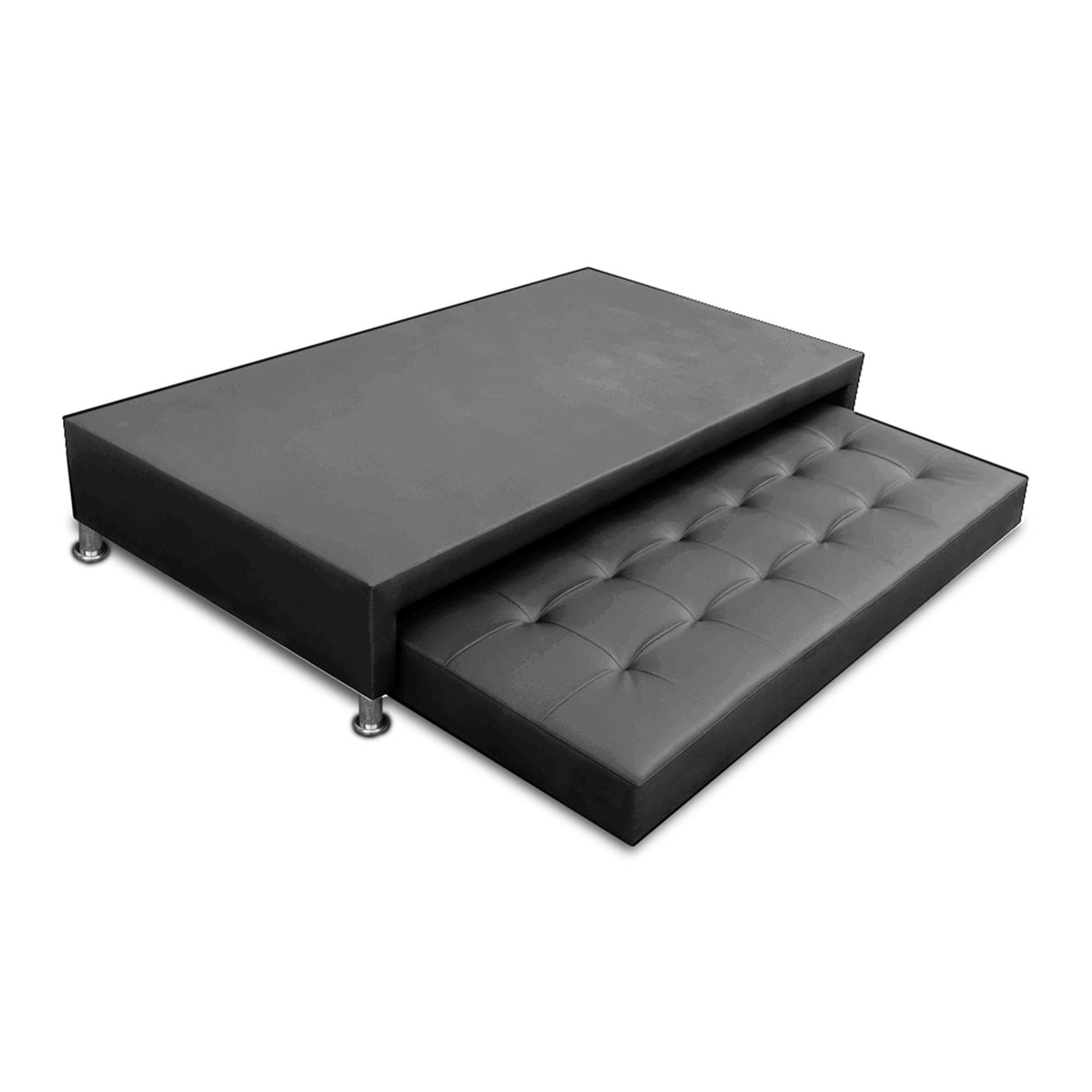 Cama Nido Jafar Gris 120x40Cm Para Cochón Semidoble 120 X 190 Cm - CAMAS | Bylmo