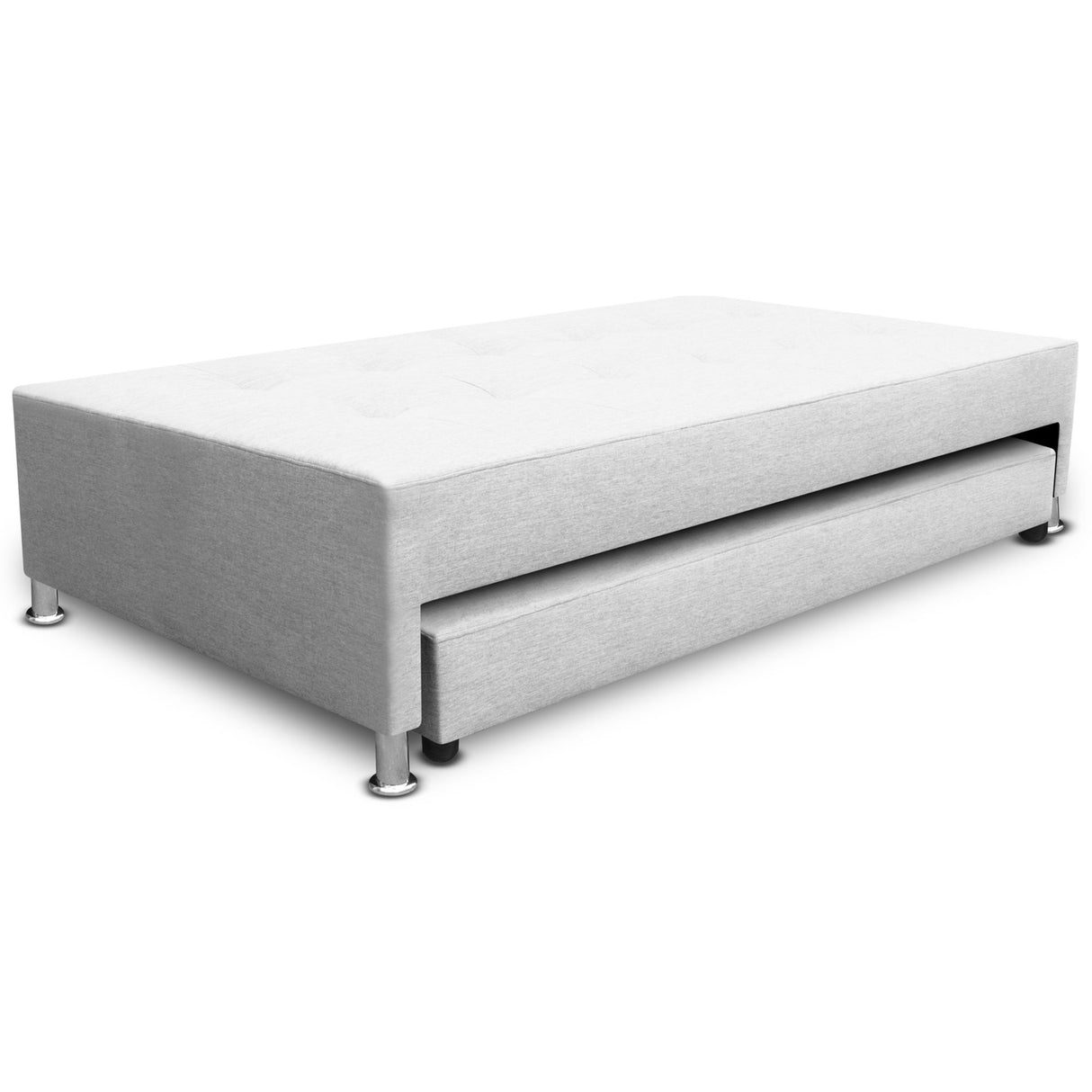 Cama Nido Duplex Jafar Blanco 90x48Cm Para Cochón Sencillo 90 X 190 Cm con Colchones Incorporados - CAMAS | Bylmo