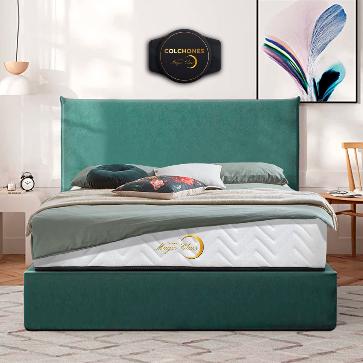 Colchón Ginebra Cassata Semidoble 120x190 Cm Ortopedico Doble Faz con Pillow Doble - COLCHONES | Bylmo