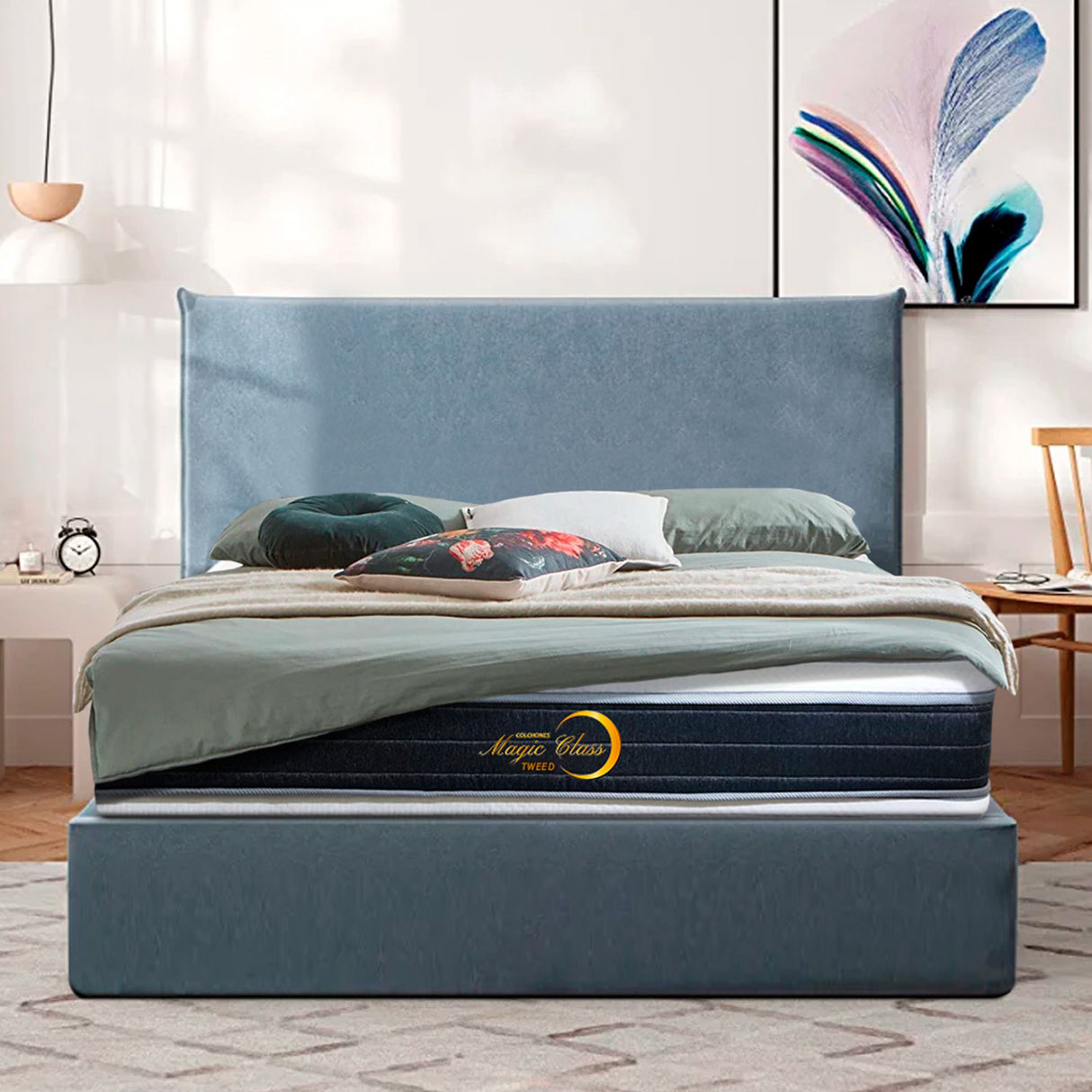 Colchón Tweed King 200x200 Cm con Pillow Sencillo - COLCHONES | Bylmo