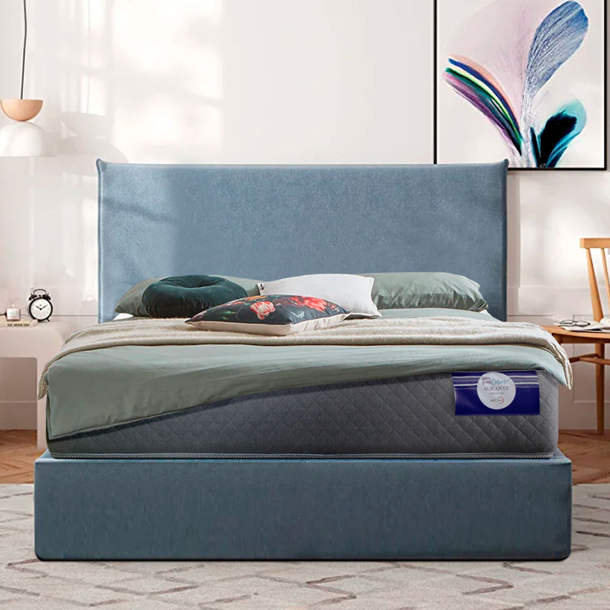 Colchón Alicante Semidoble 120x190 Cm Ortopedico Doble Faz con Pillow Doble - COLCHONES | Bylmo