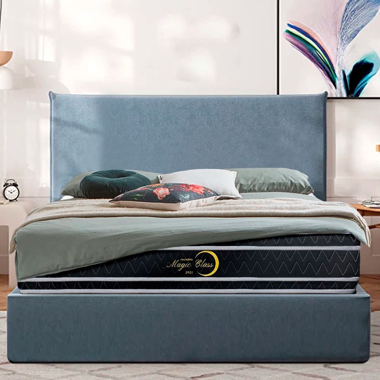 Colchón Eros Semidoble 120x190 Cm Ortopedico Doble Faz con Pillow Doble - COLCHONES | Bylmo