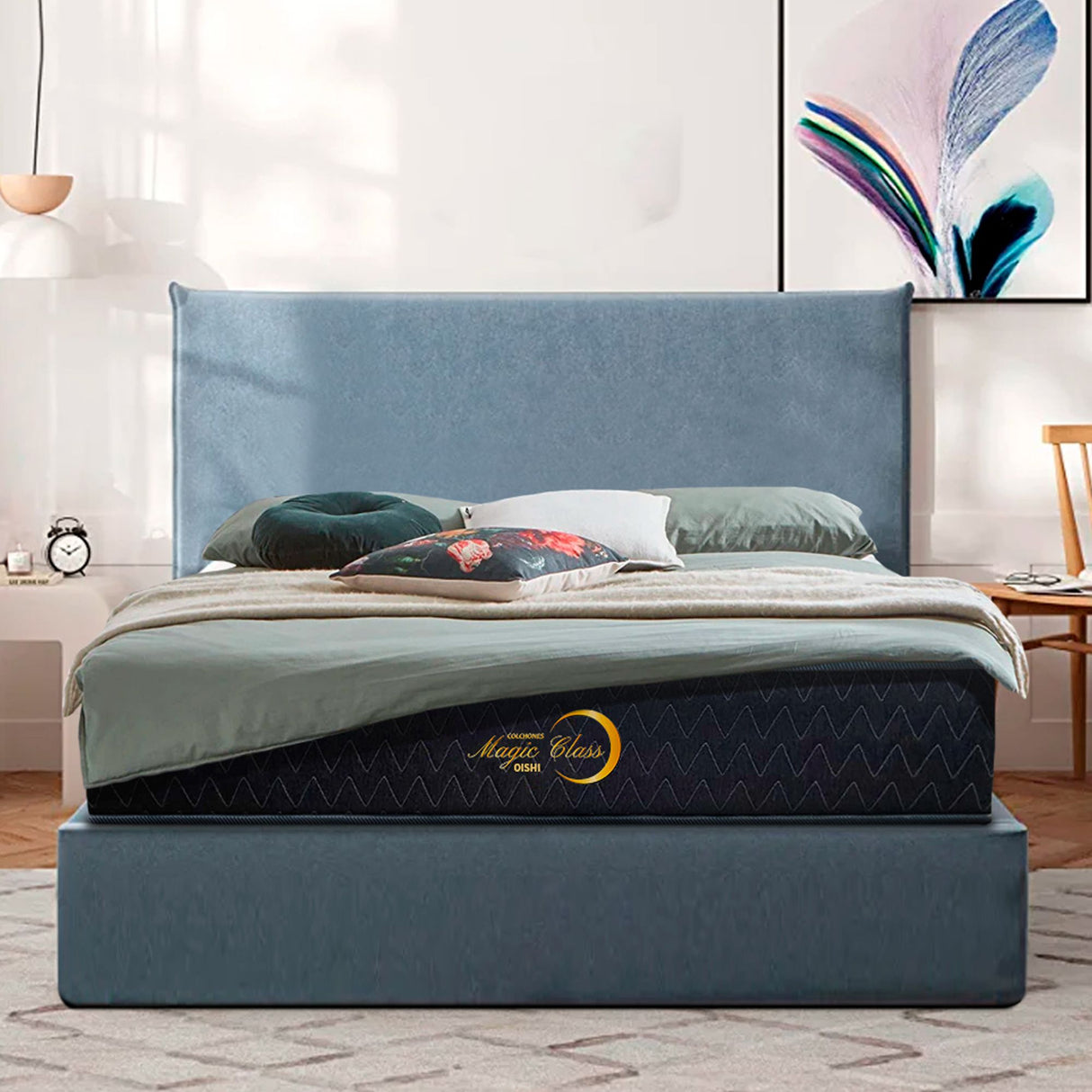 Colchón Oishi Sencillo 100x190 Cm Ortopedico Doble Faz con Pillow Doble - COLCHONES | Bylmo