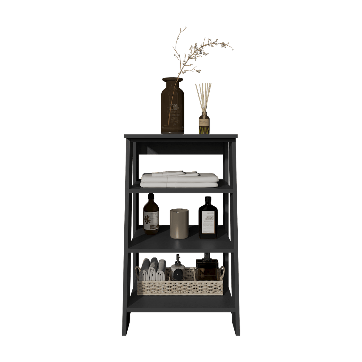 Organizador de Baño St Lucia Wengue 44x75.6cm con Tres Entrepaños - OTROS MUEBLES PARA BANHO | Bylmo