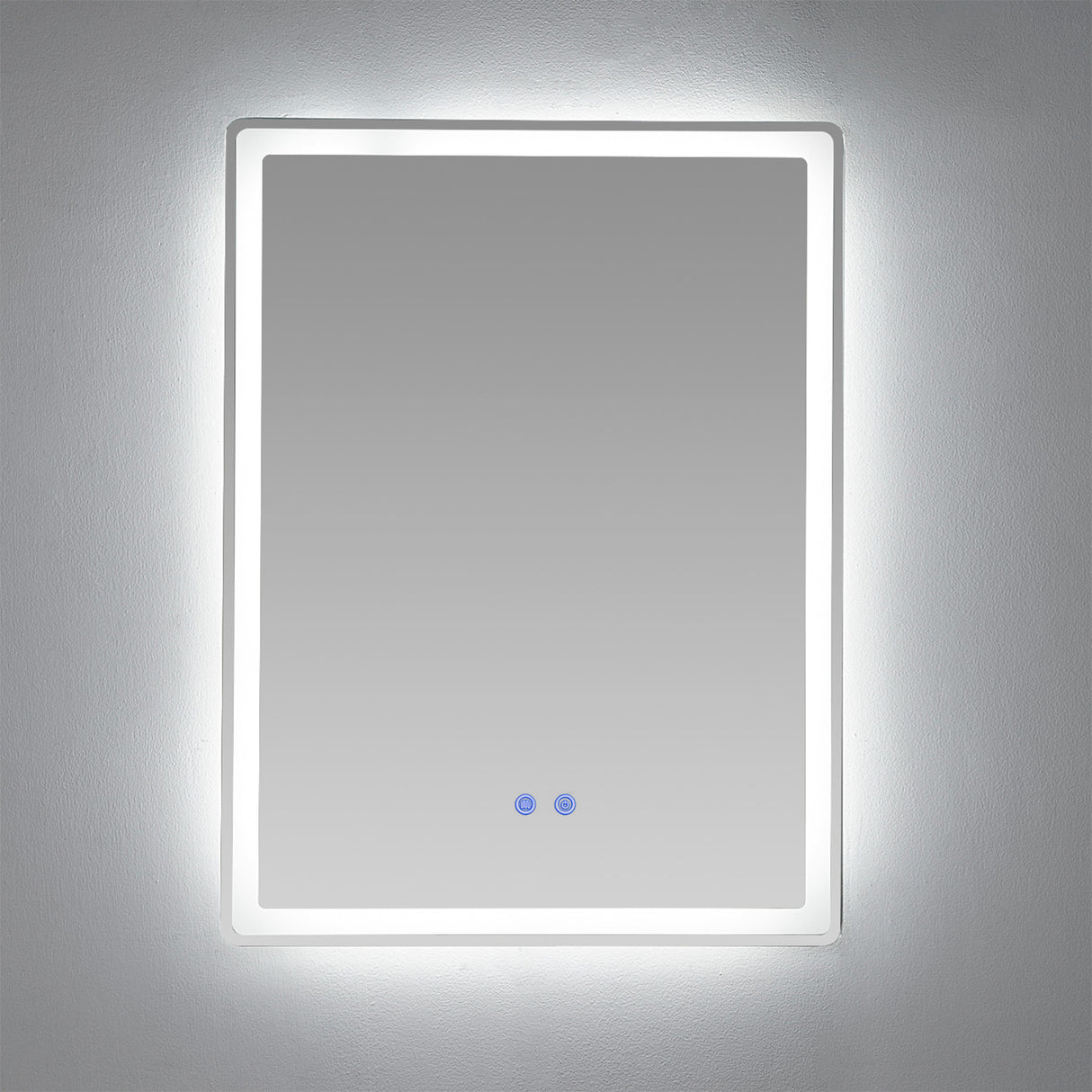 Espejo de Baño 60x80cm Rectangular con Luz Led Touch de Superficie - ESPEJOS DE BANHO | Bylmo