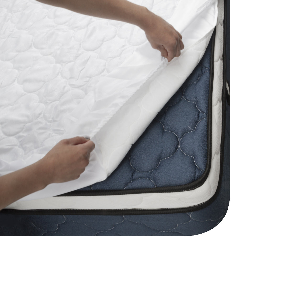 Protector de Colchón Blanco 120x190cm Acolchado - PROTECTORES DE COLCHON | Bylmo