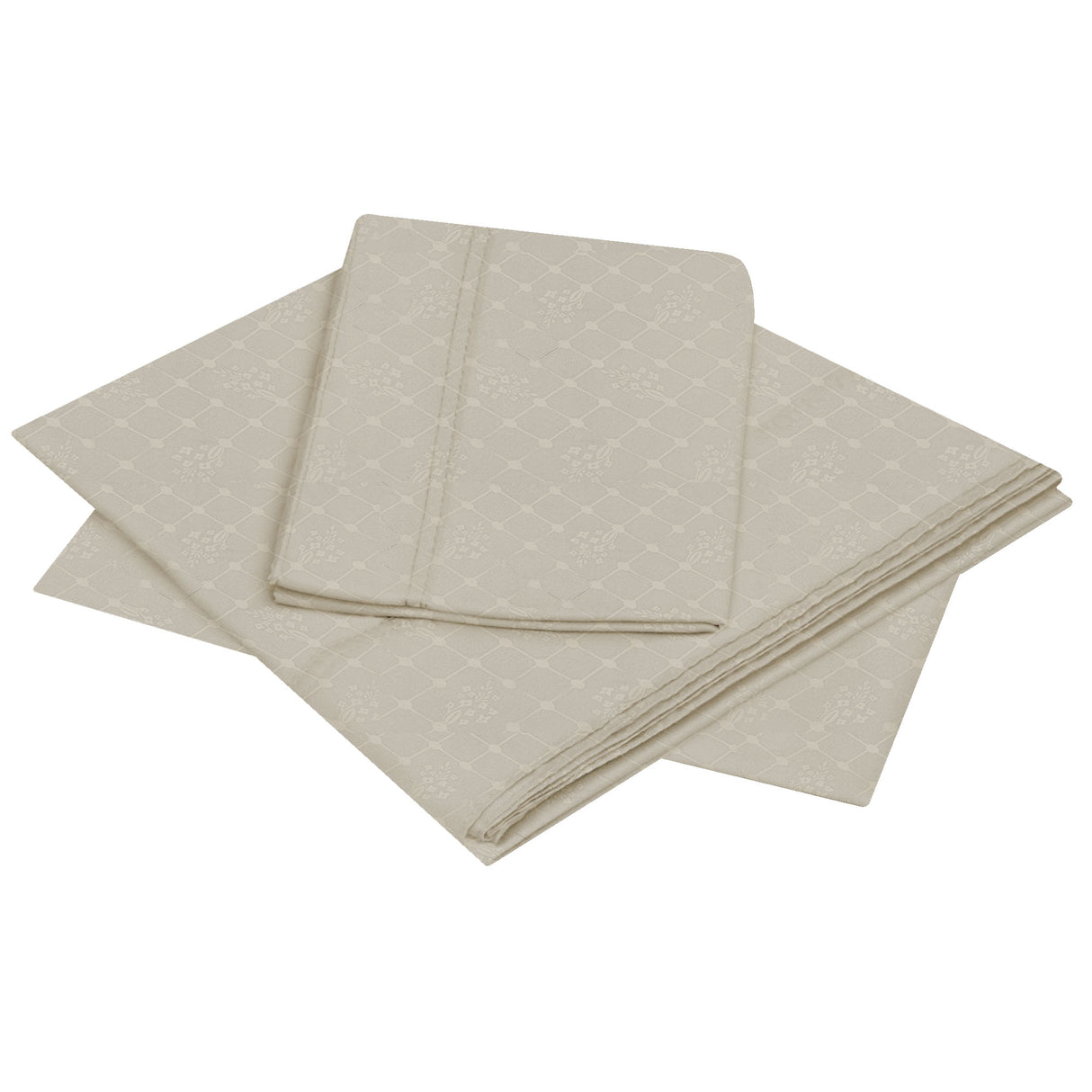 Juego de Sabanas Beige para Cama Semidoble 120 X 190 Cm Hipoelergénicas y Antiácaros - SABANAS | Bylmo