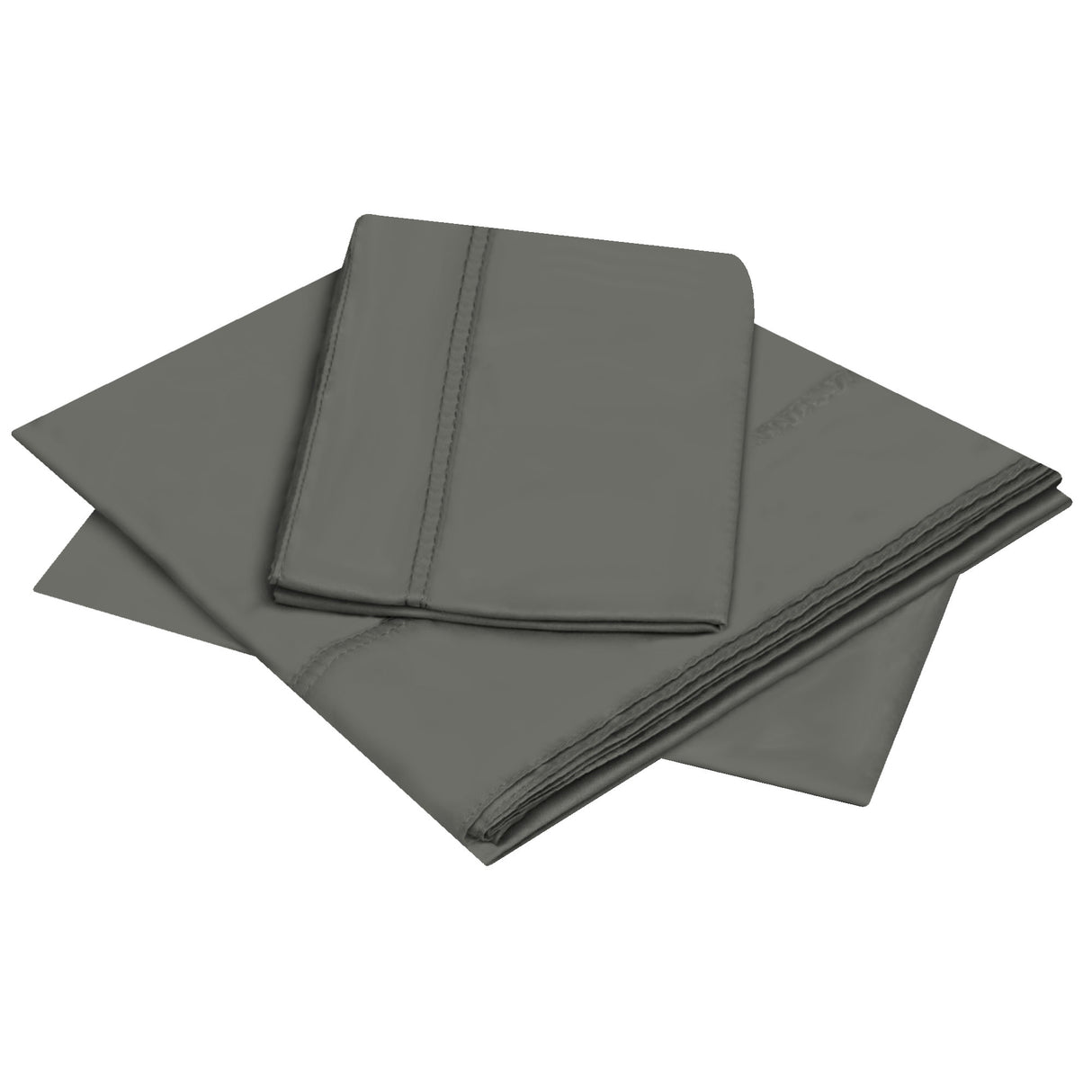 Juego de Sabanas Gris para Cama Queen 160 X 190 Cm Hipoelergénicas y Antiácaros - SABANAS | Bylmo