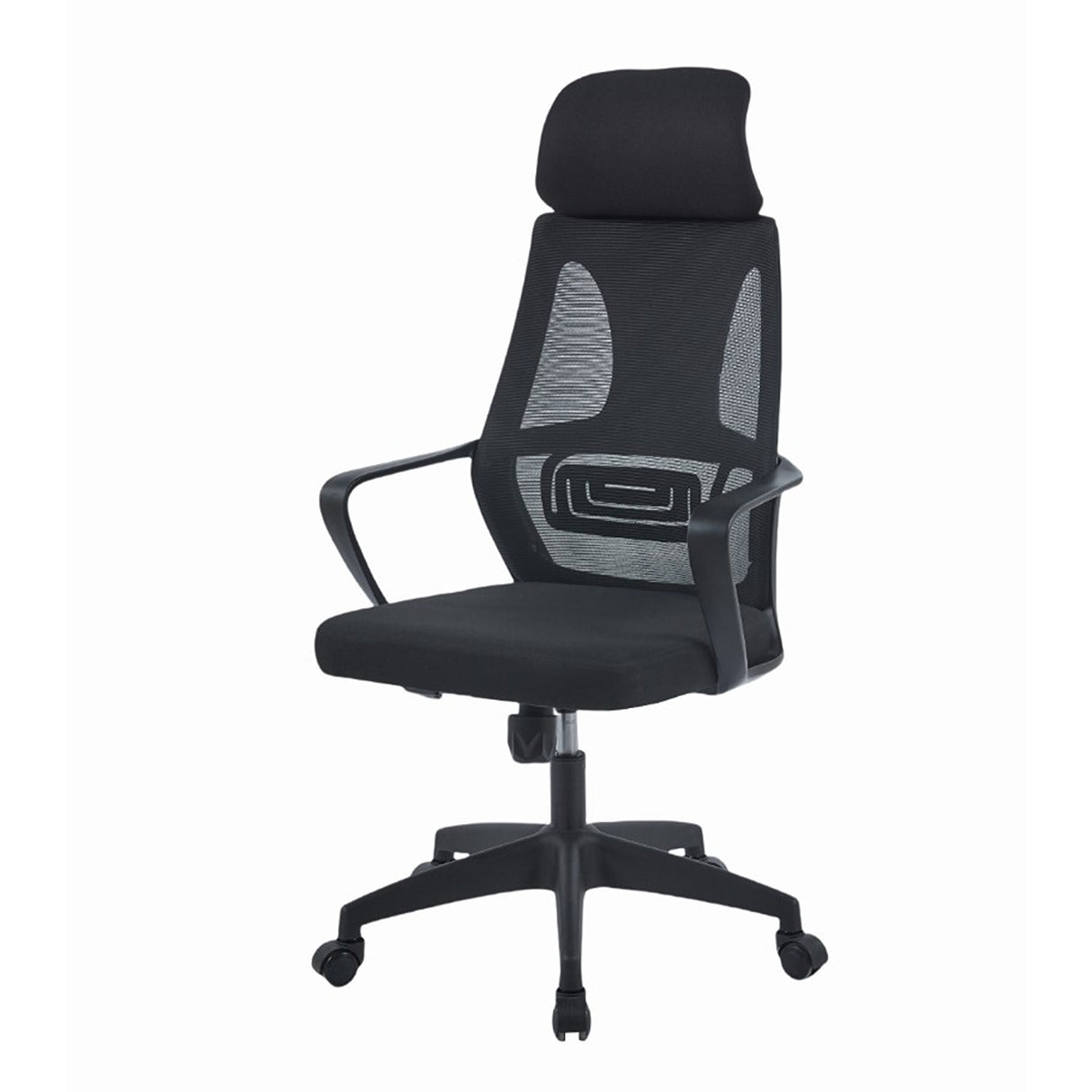 Silla Gerencial Diamante Negro 50x95cm con Apoya Cabezas - SILLAS DE OFICINA | Bylmo